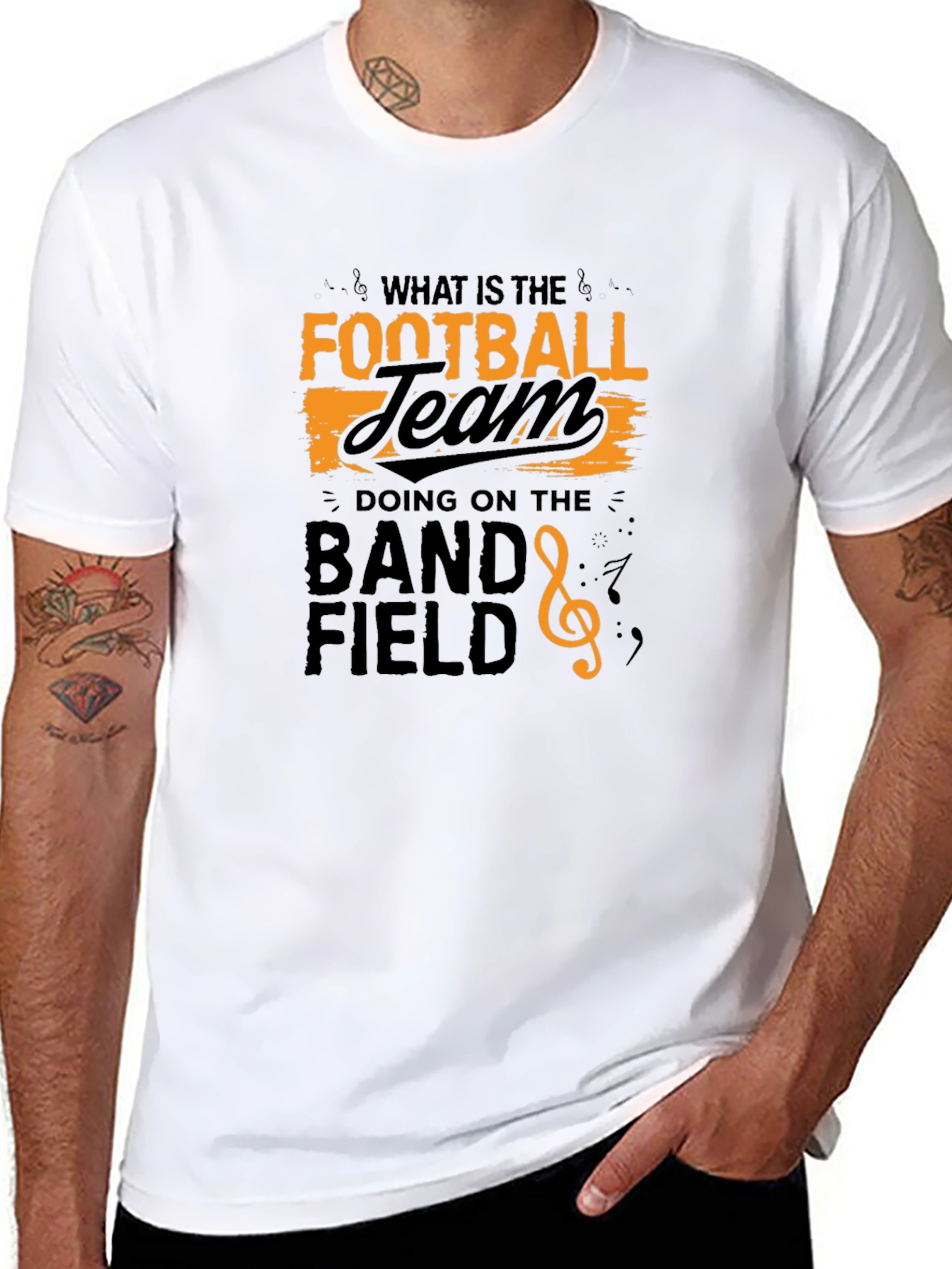 Funny Football Team Band Field T-Shirt