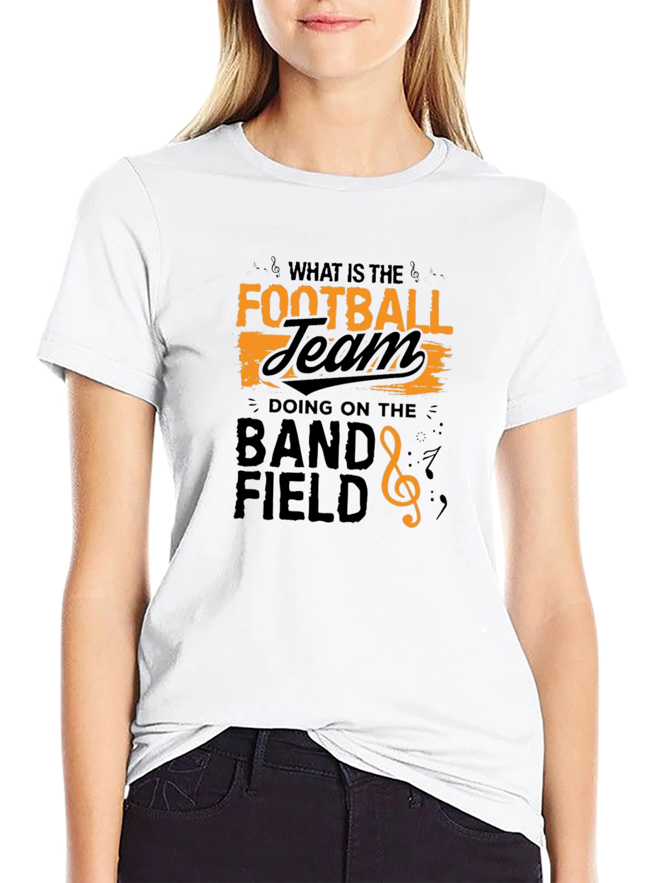 Funny Football Team Band Field T-Shirt