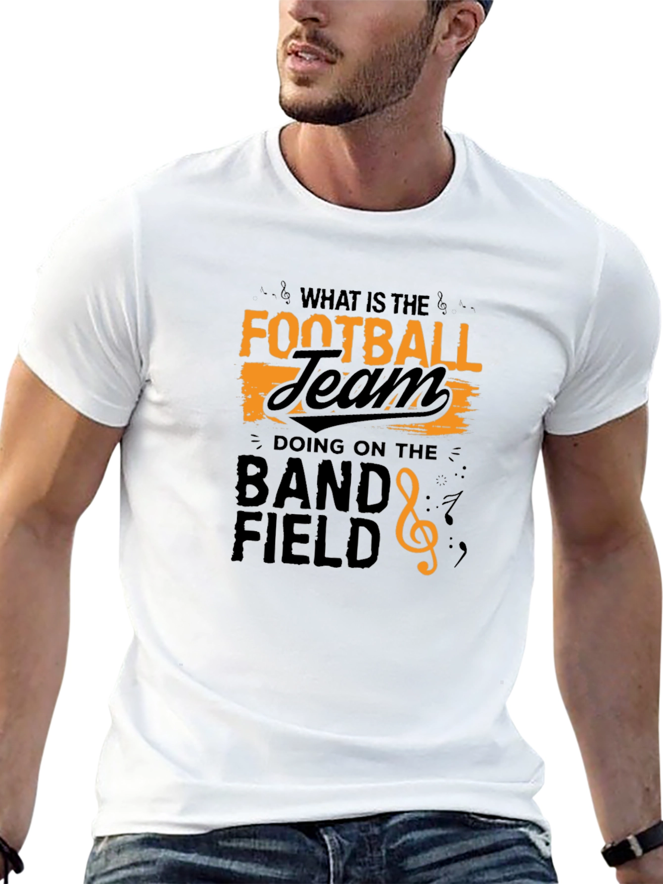 Funny Football Team Band Field T-Shirt