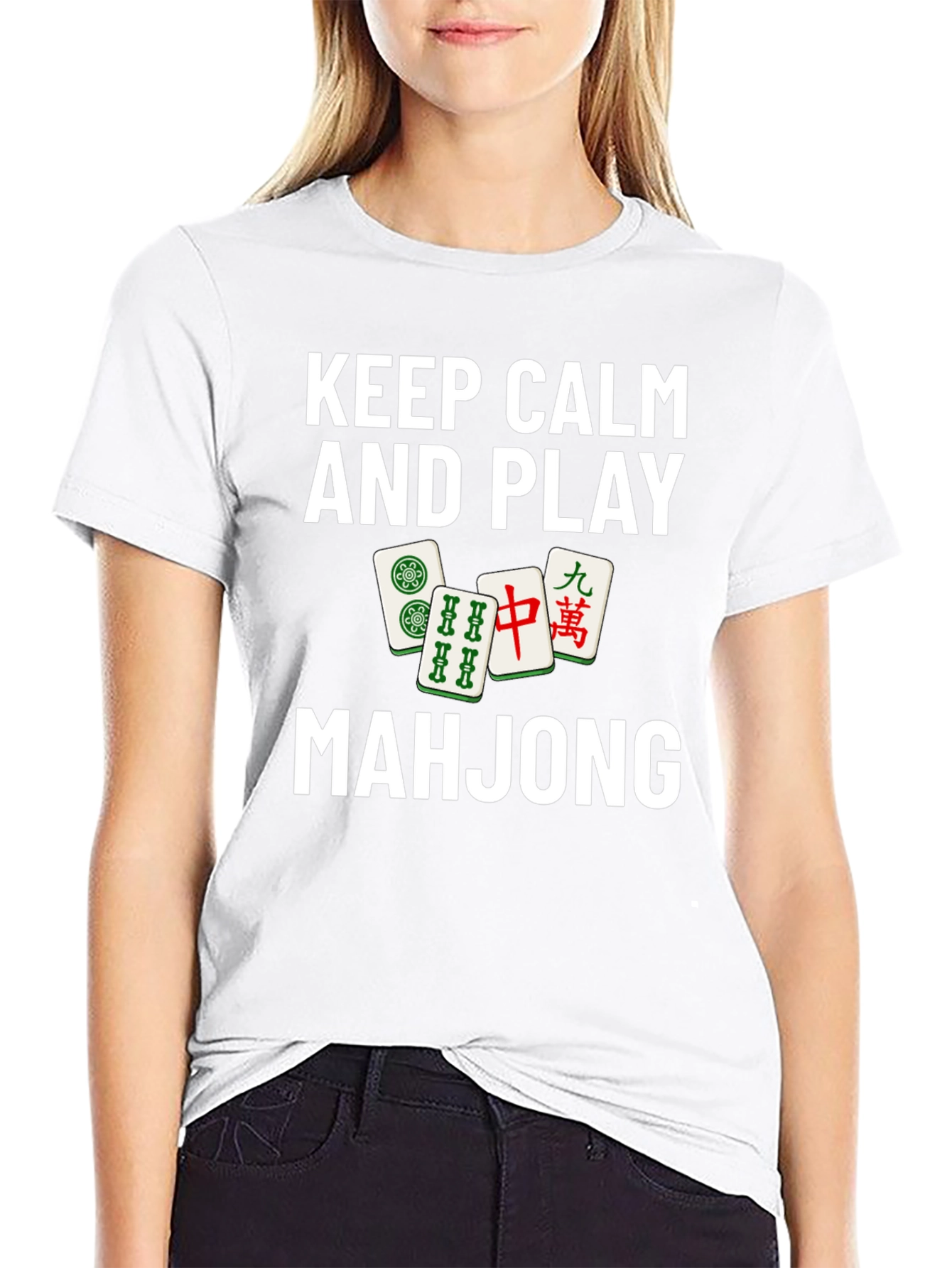 Keep Calm and Play Mahjong T-Shirt
