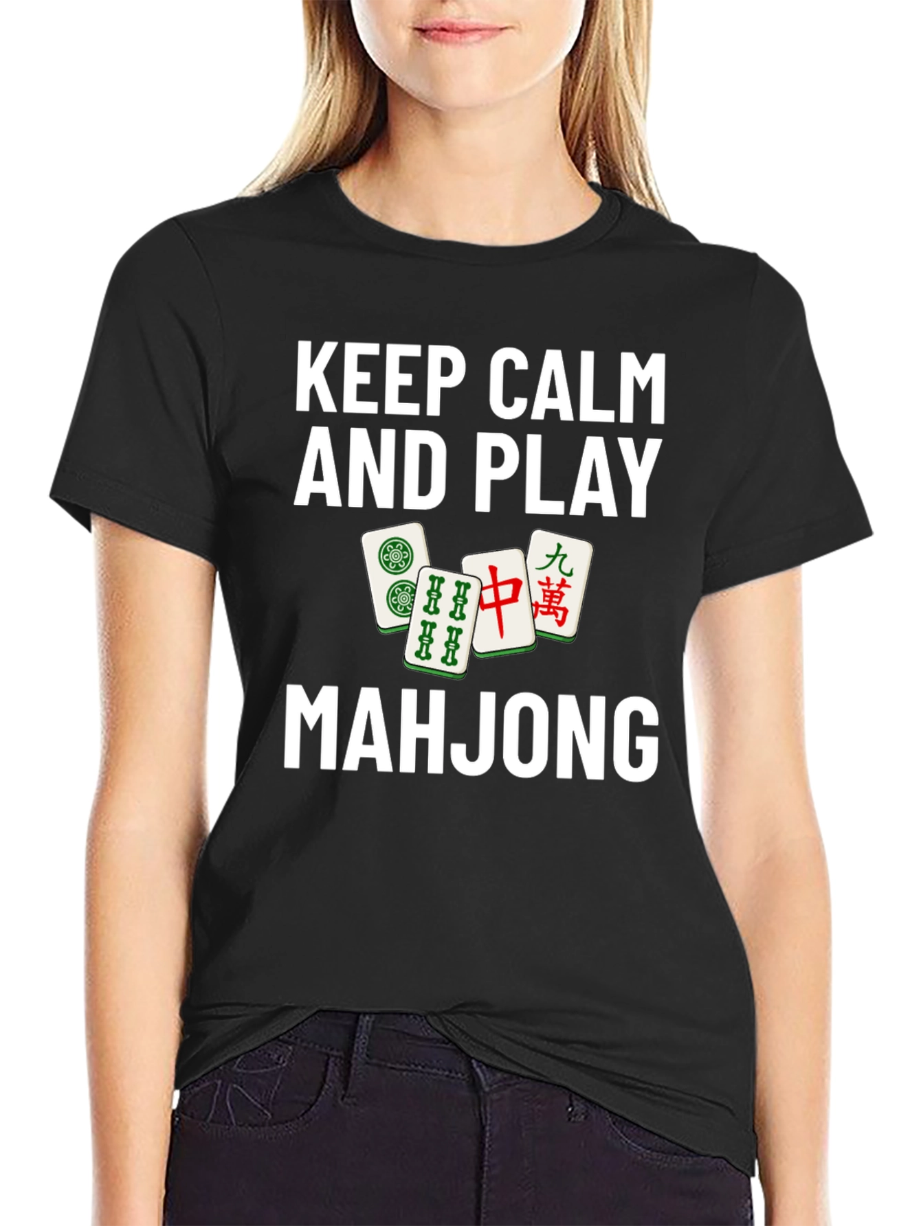 Keep Calm and Play Mahjong T-Shirt