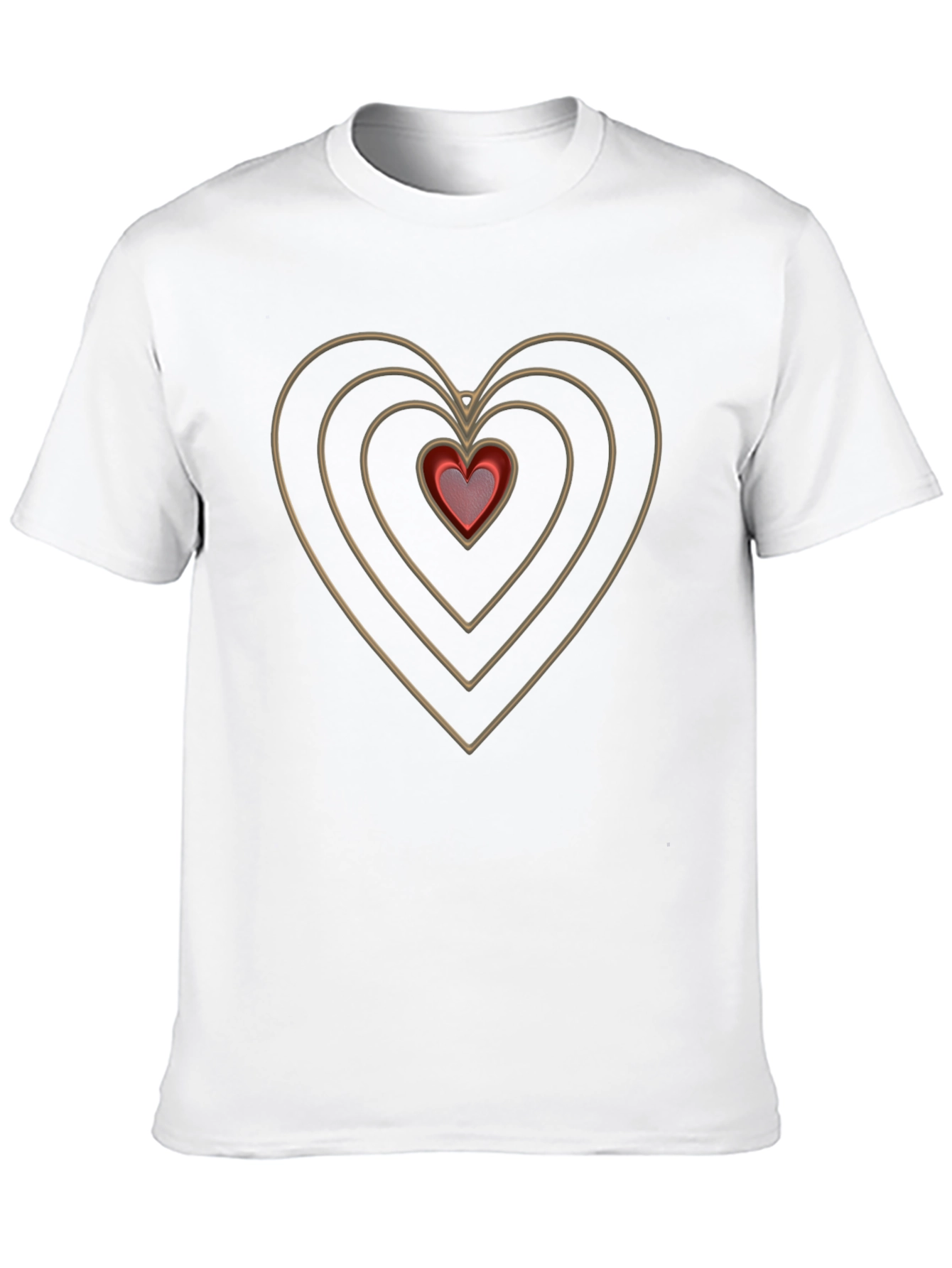 Heartbeat Graphic Tee - Stylish Black T-Shirt