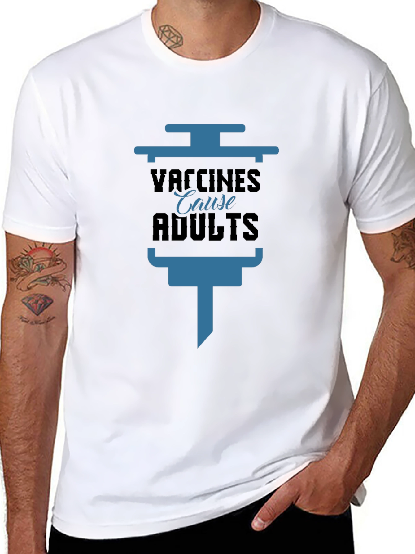 Vaccines Cause Adults T-Shirt Funny Pro-Vaccine Tee