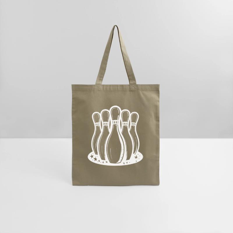 Bowling Pins Cartoon Style