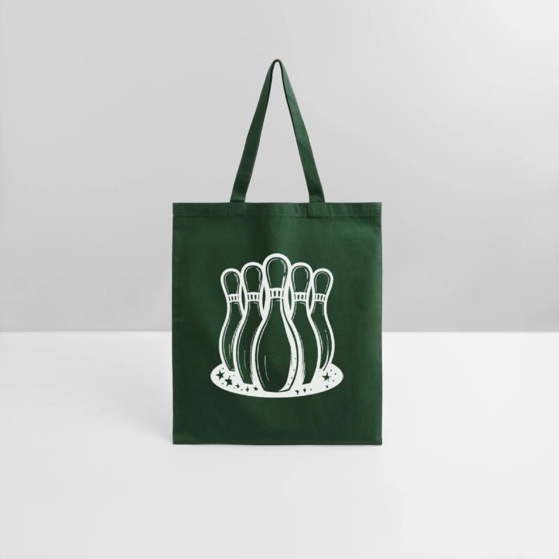 Bowling Pins Cartoon Style