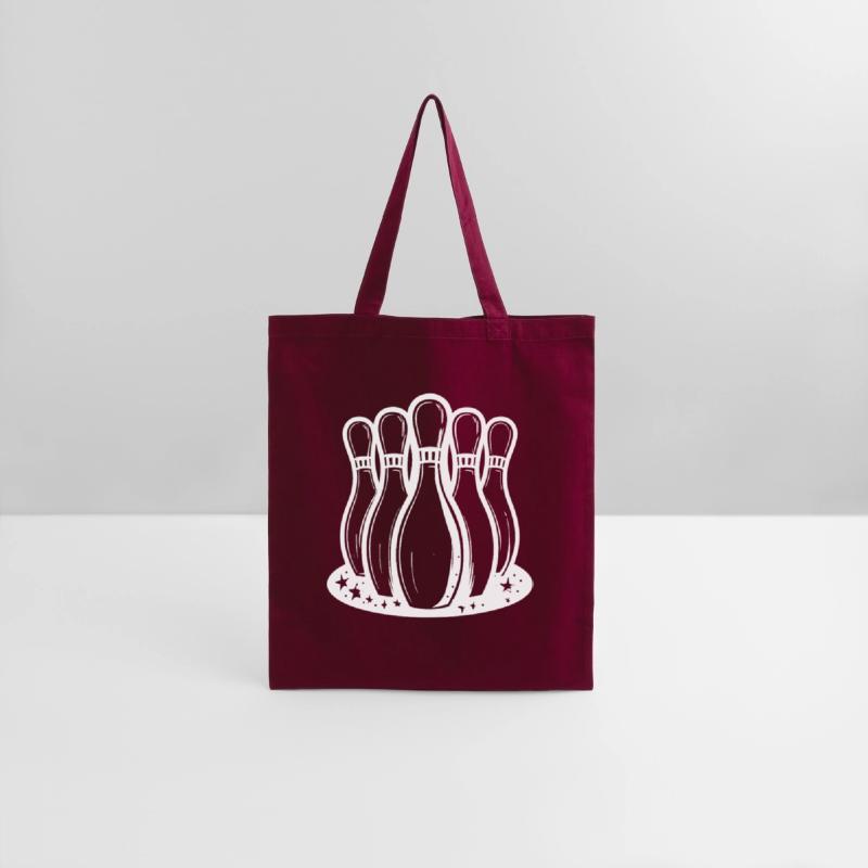 Bowling Pins Cartoon Style