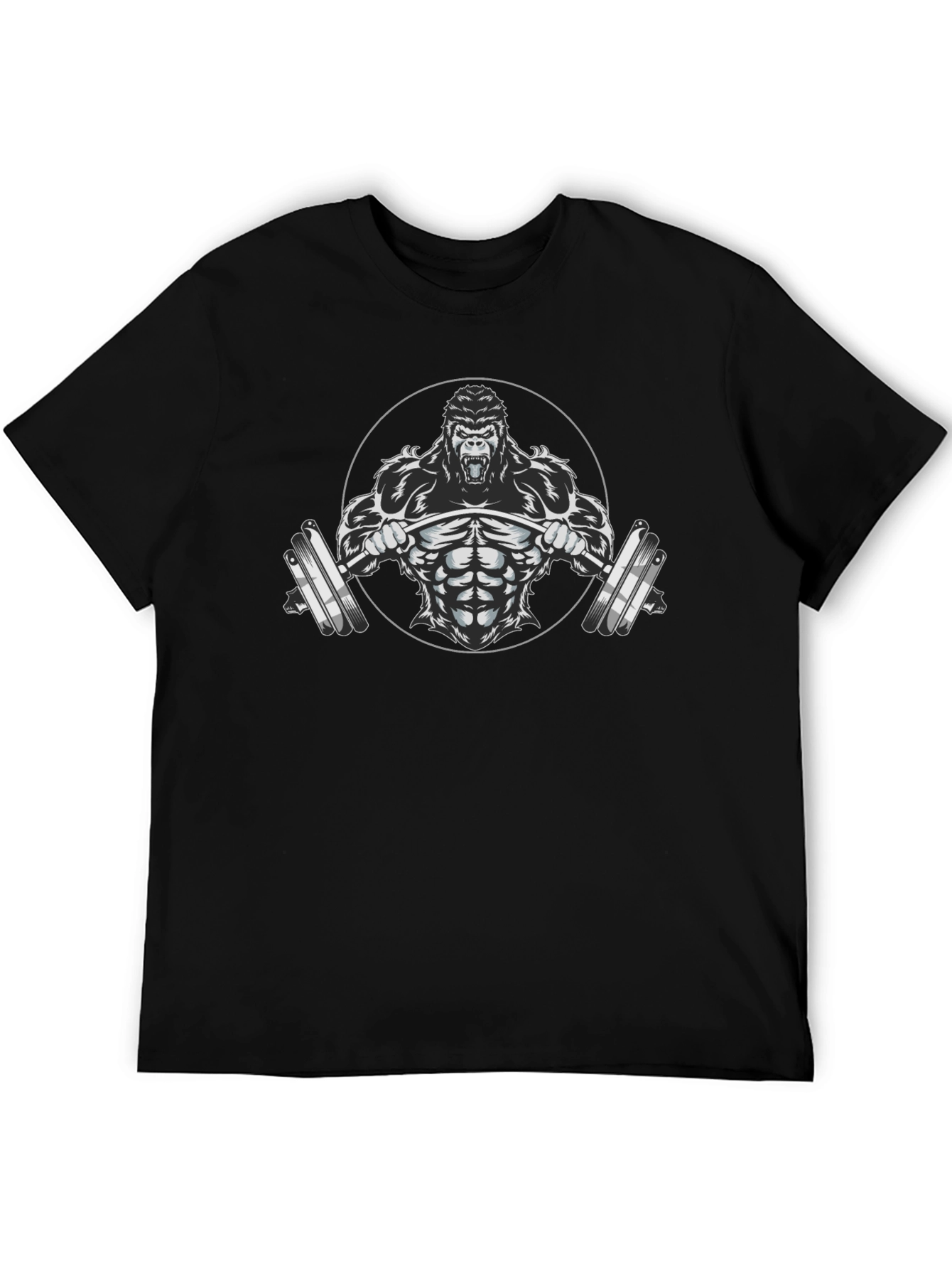 Gorilla Gym Black T-Shirt