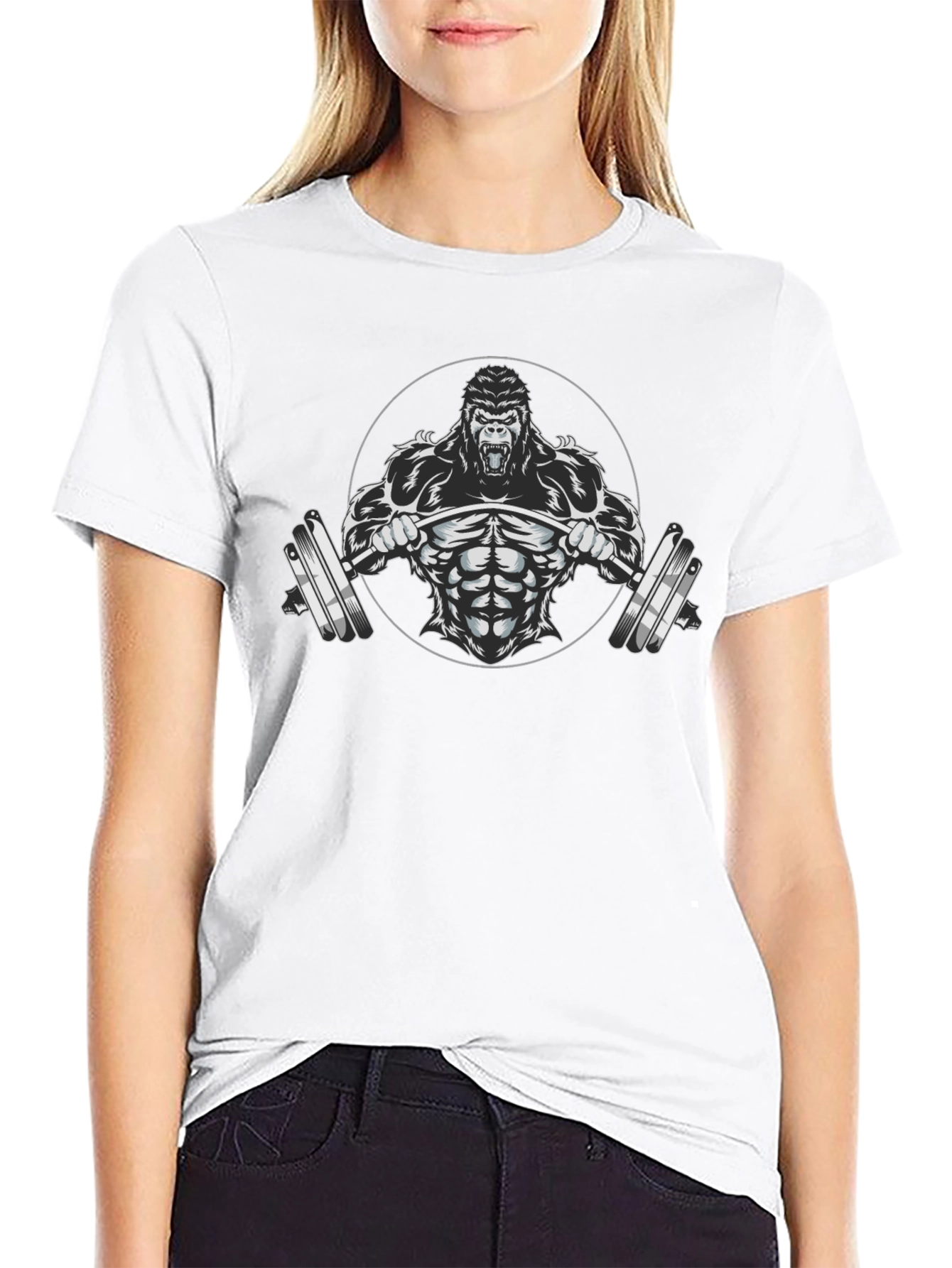 Gorilla Gym Black T-Shirt