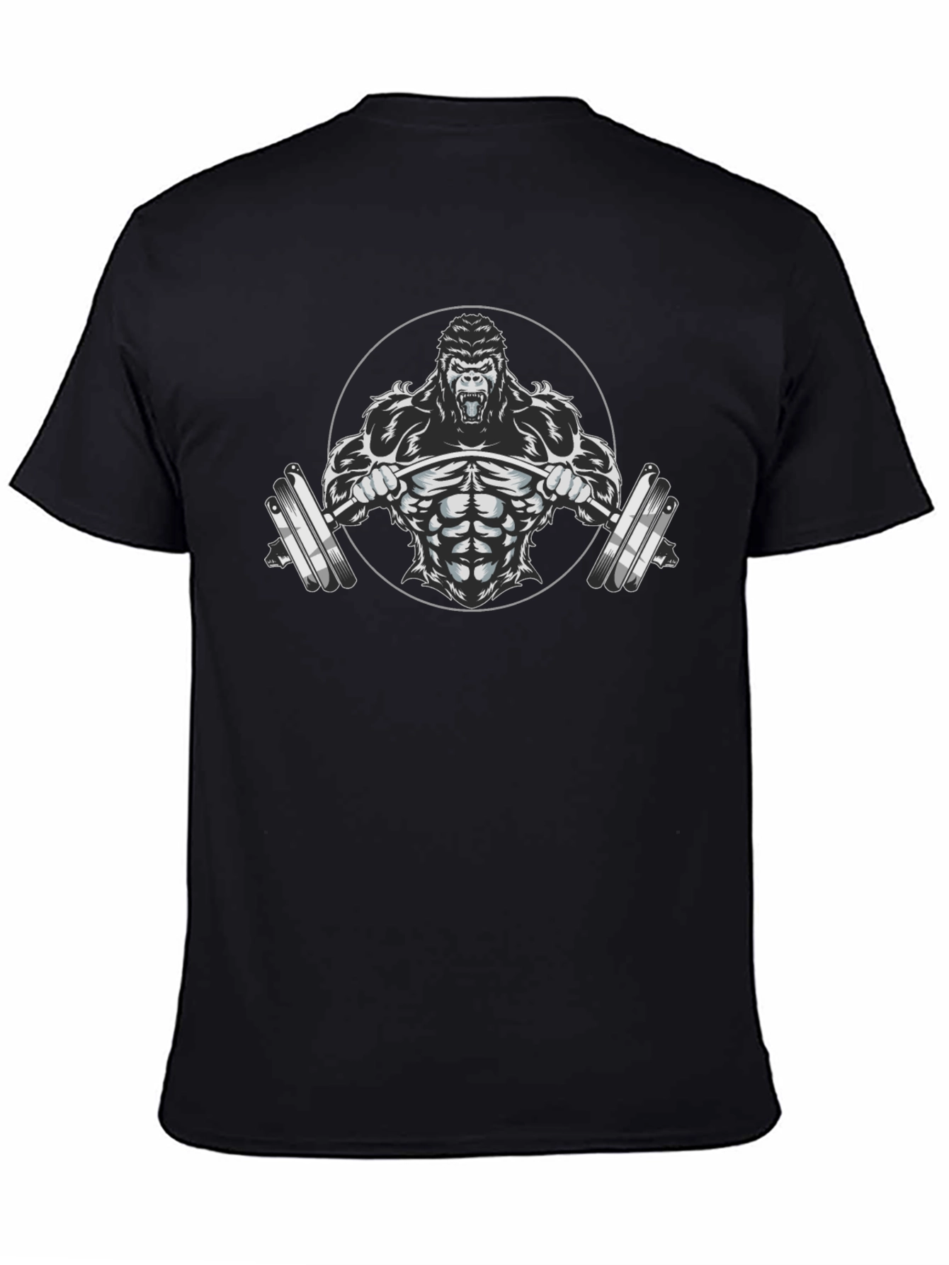Gorilla Gym Black T-Shirt