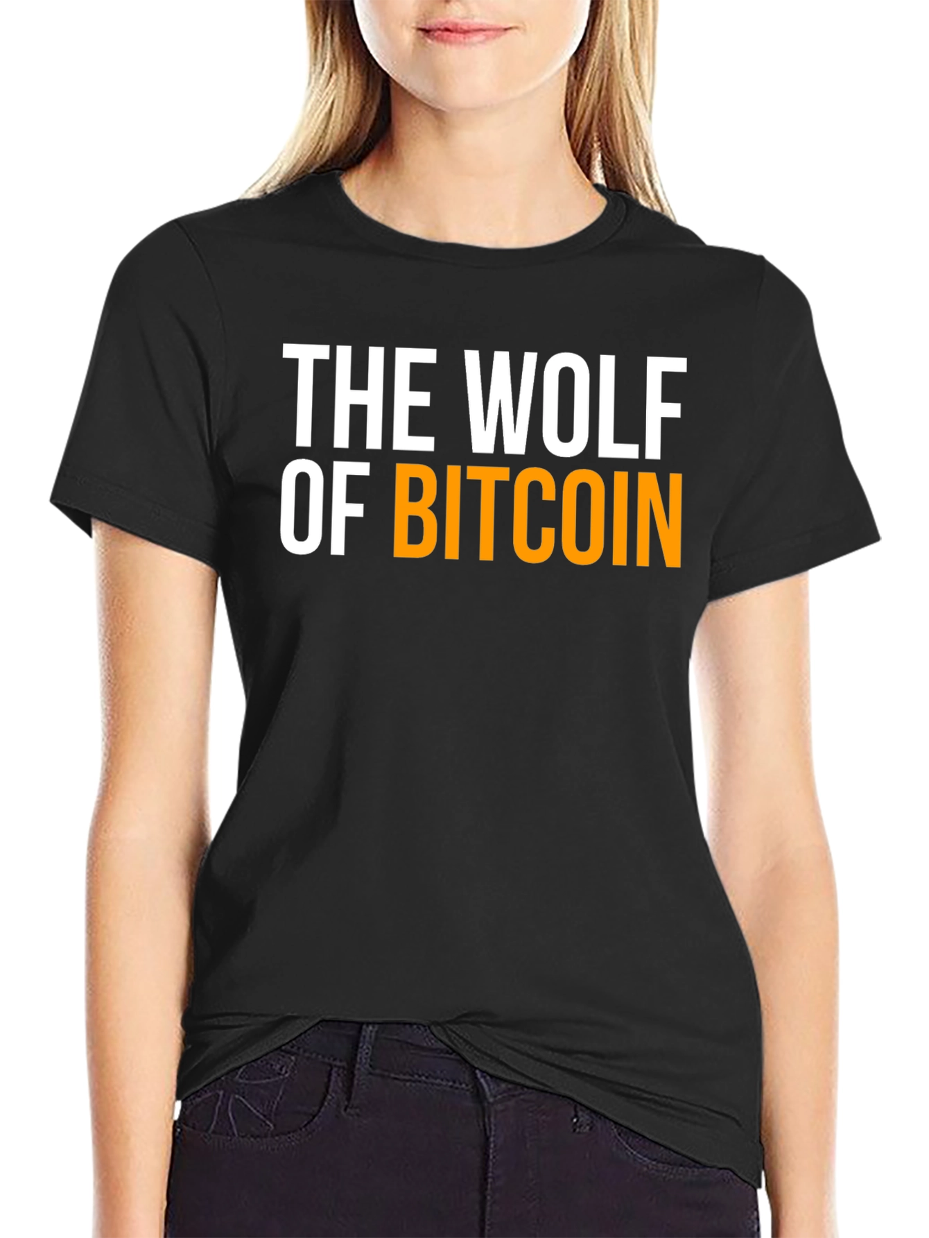 The Wolf of Bitcoin Graphic T-Shirt