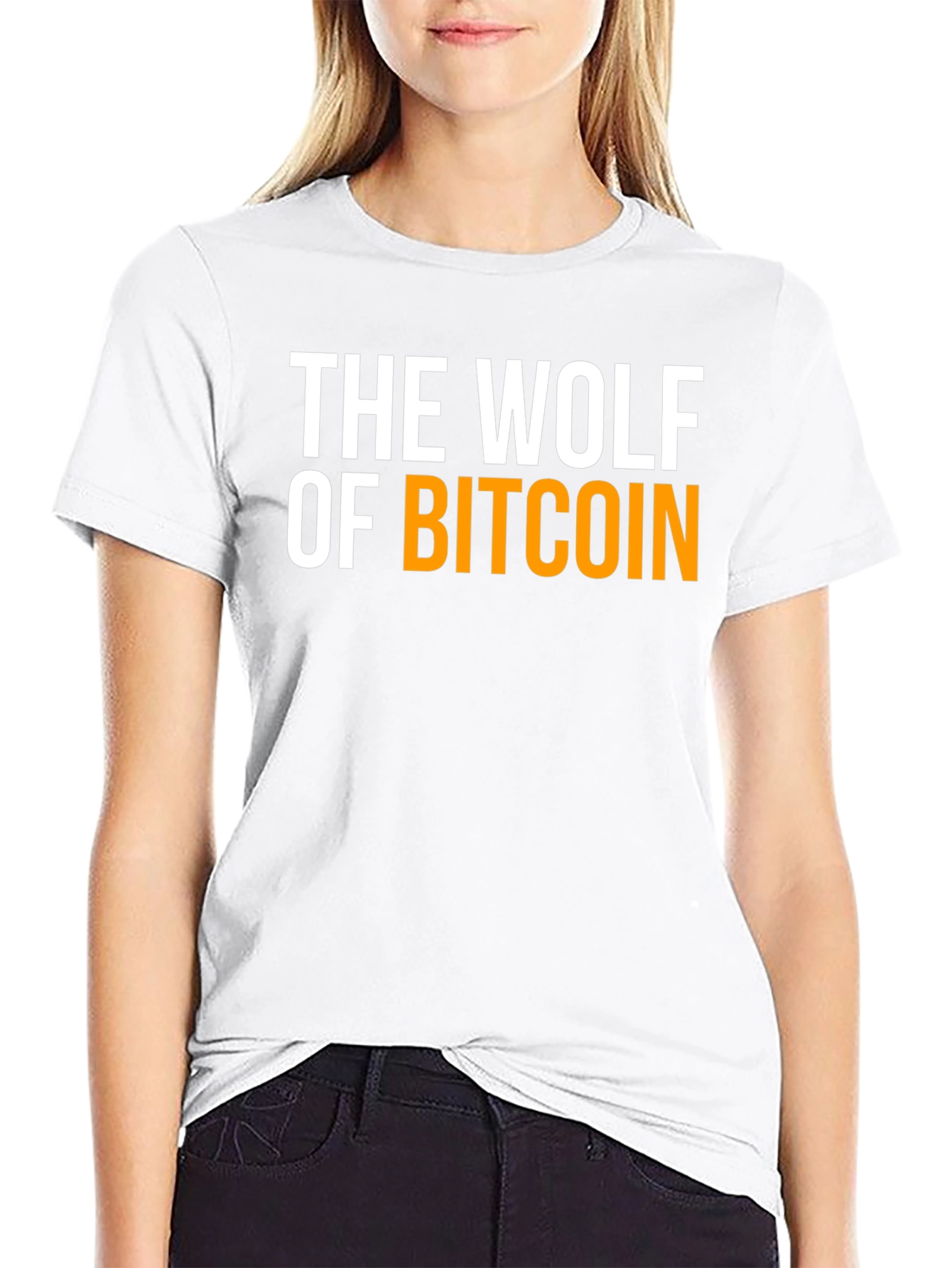 The Wolf of Bitcoin Graphic T-Shirt