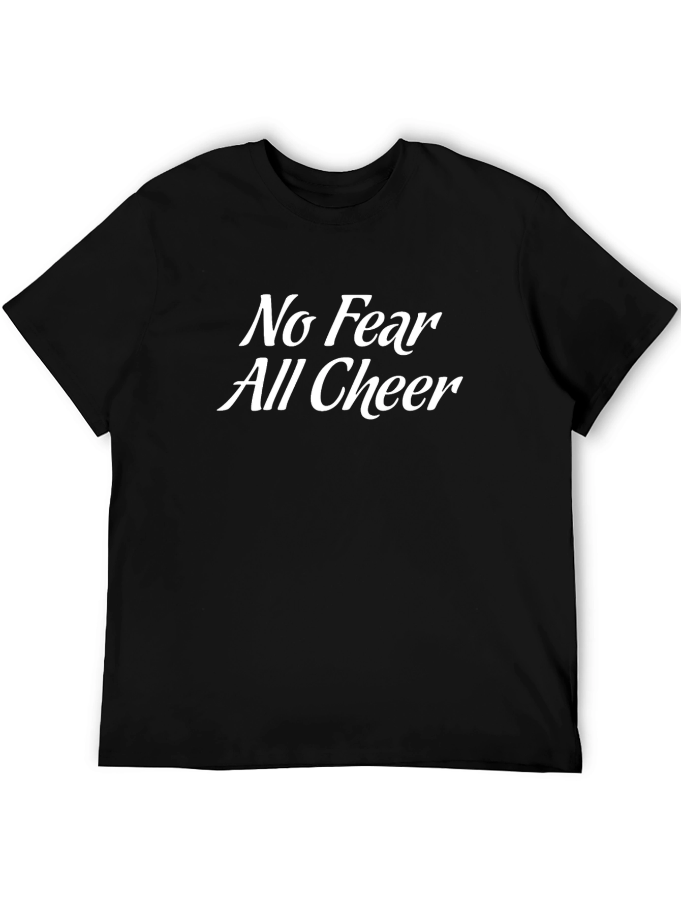 No Fear All Cheer Black T-Shirt