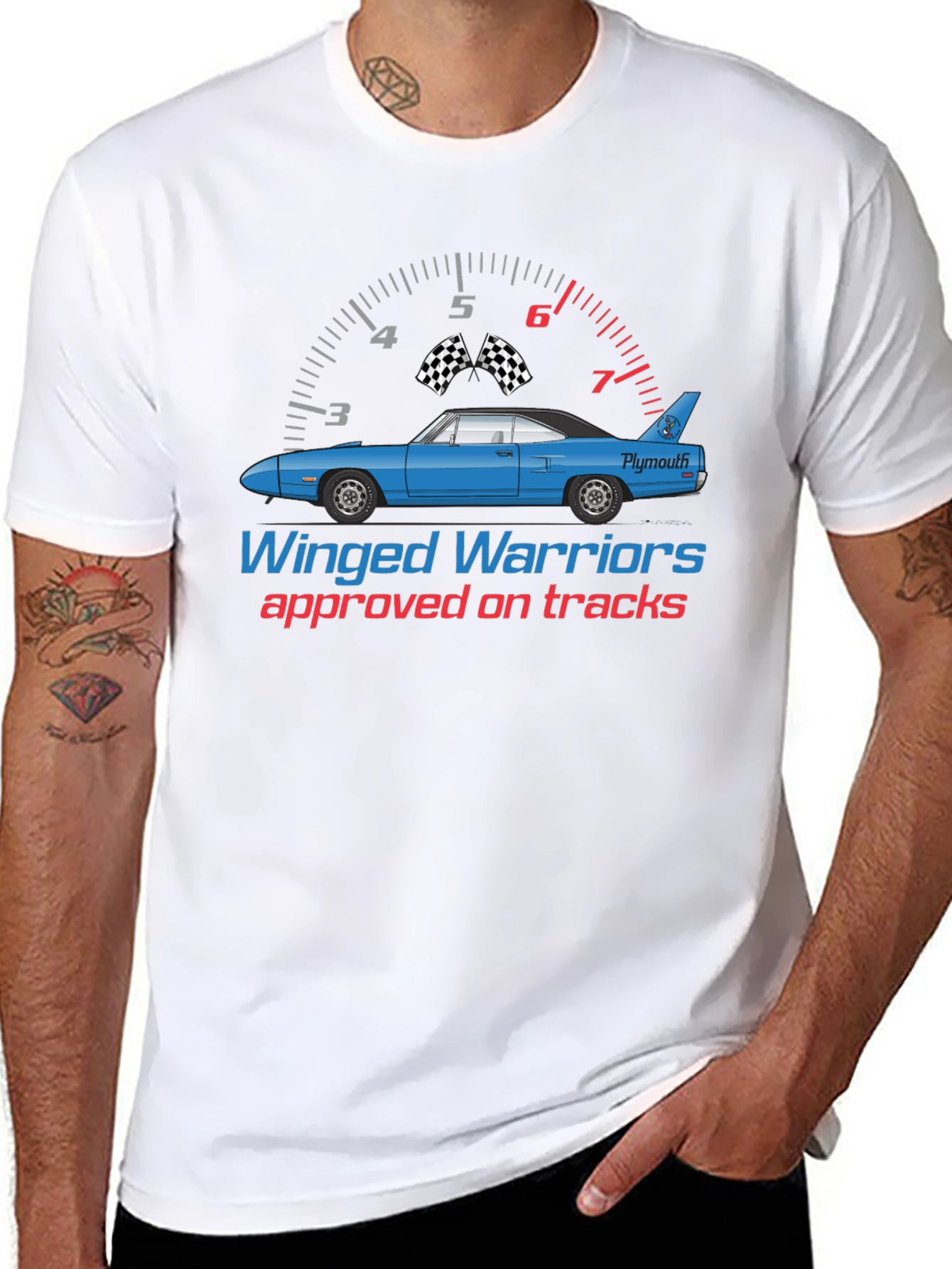 Winged Warriors Plymouth Graphic T-Shirt