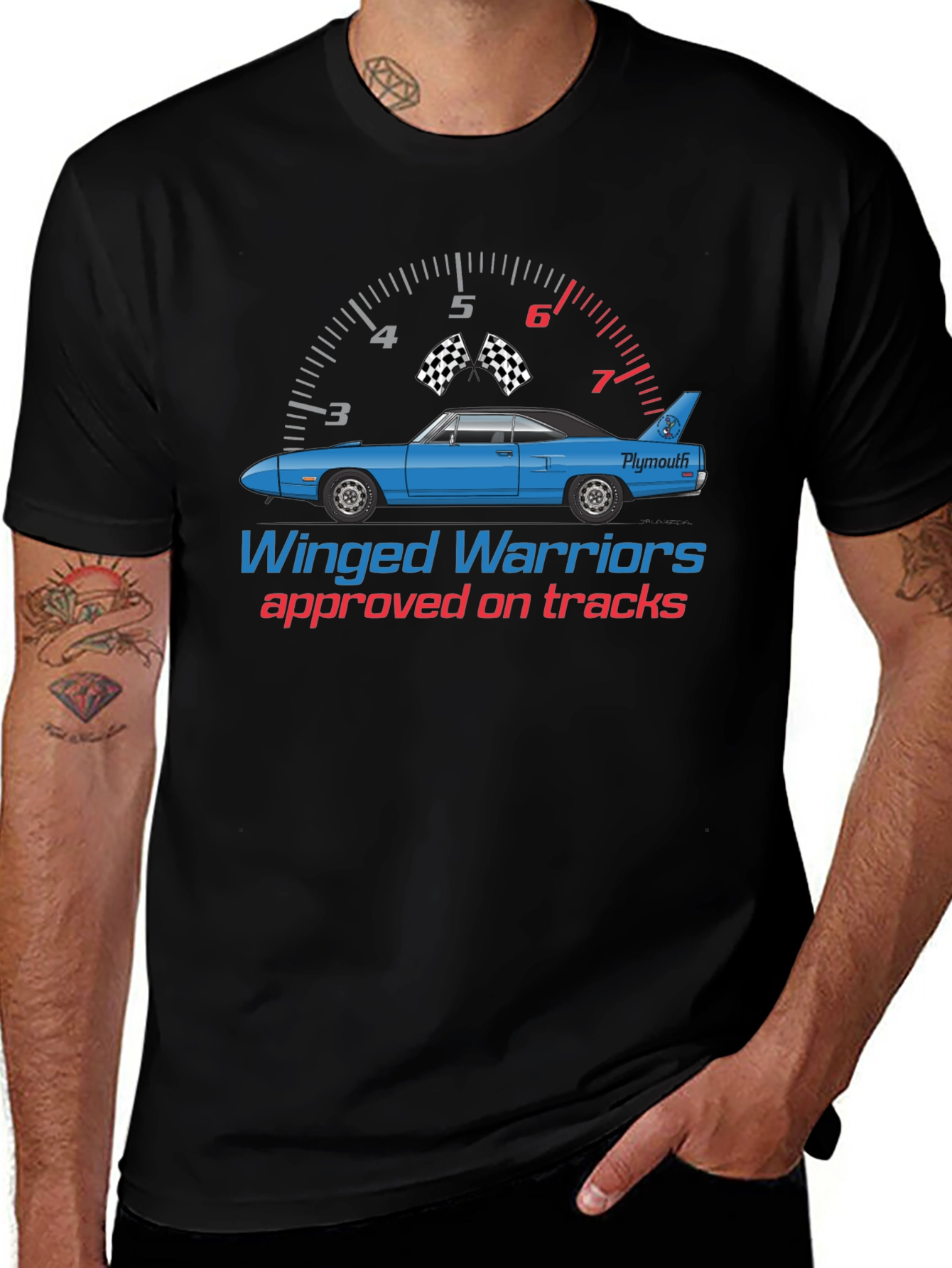 Winged Warriors Plymouth Graphic T-Shirt