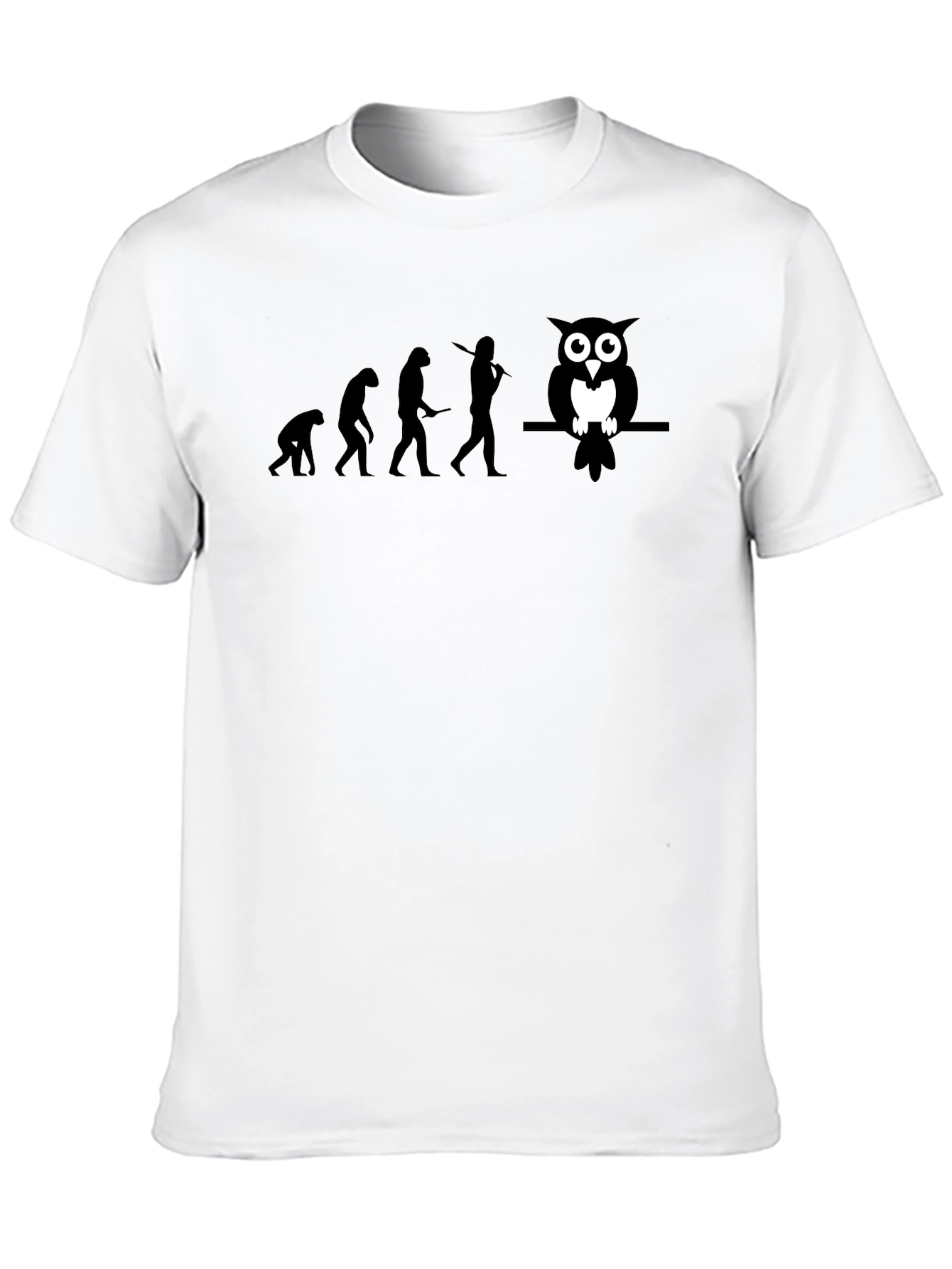 Evolution of Owl T-Shirt
