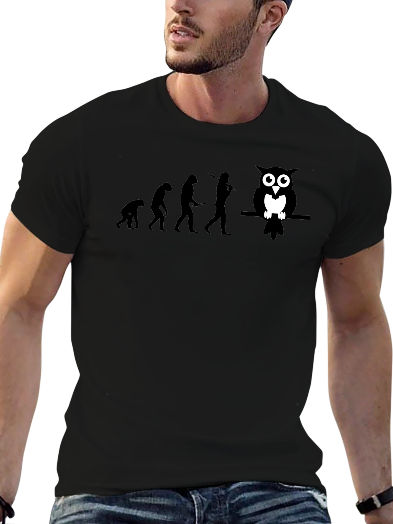 Evolution of Owl T-Shirt