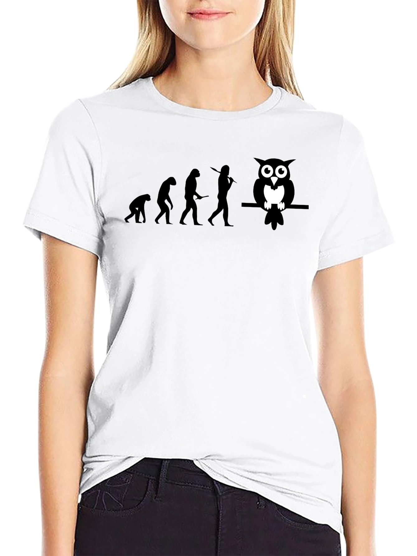 Evolution of Owl T-Shirt