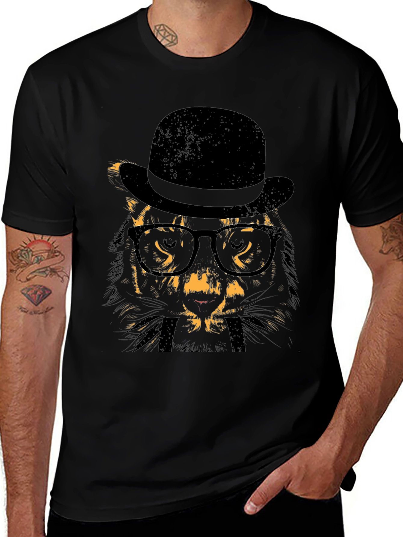 Cool Cat T-Shirt: Classy Feline Design