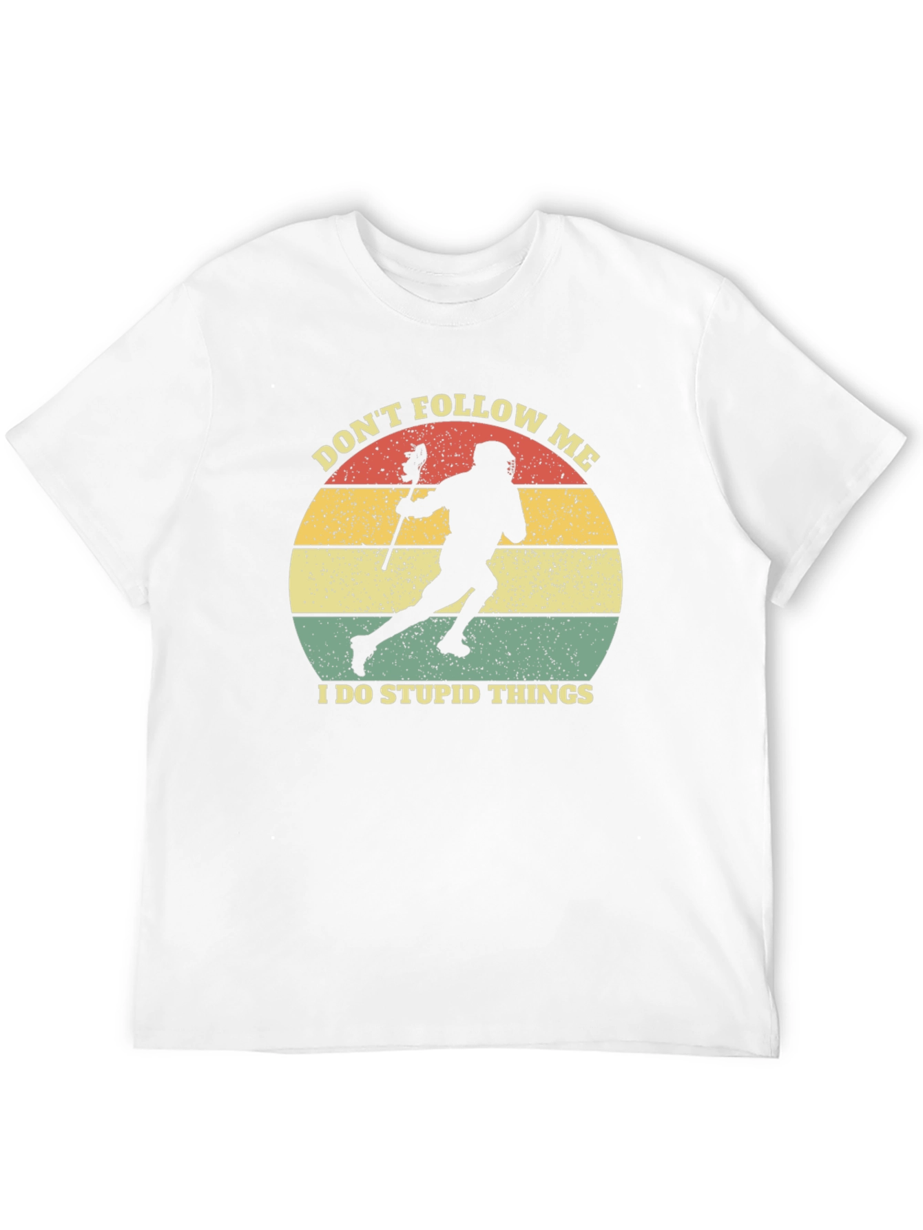 Lacrosse Player Graphic T-Shirt - Dont Follow Me Tee