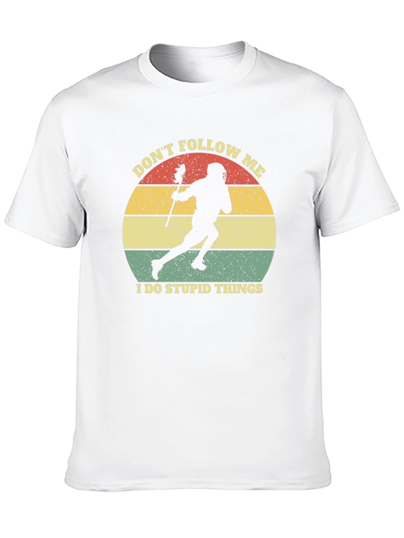 Lacrosse Player Graphic T-Shirt - Dont Follow Me Tee