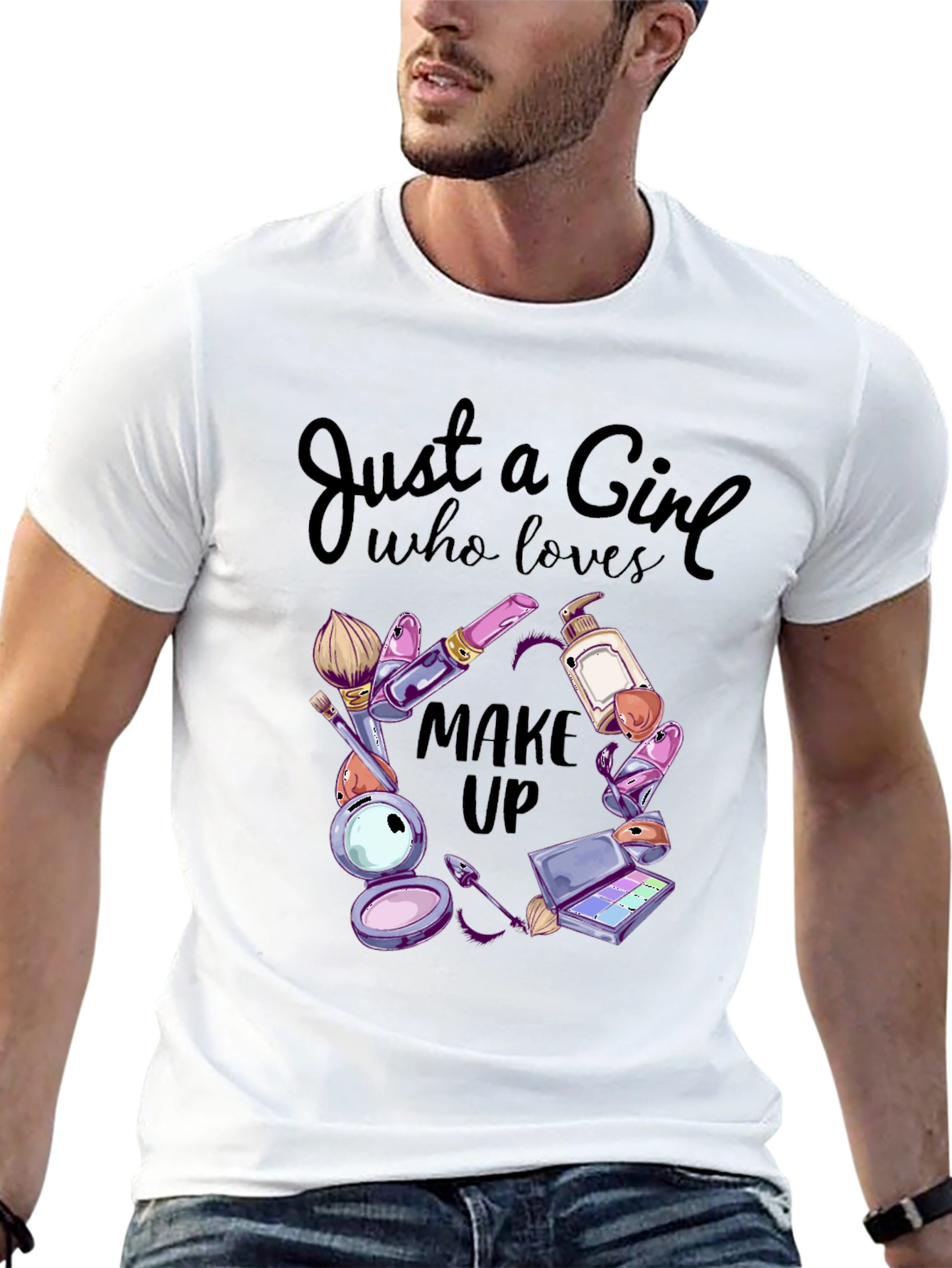 Makeup Lover T-Shirt: Just a Girl Who Loves Makeup