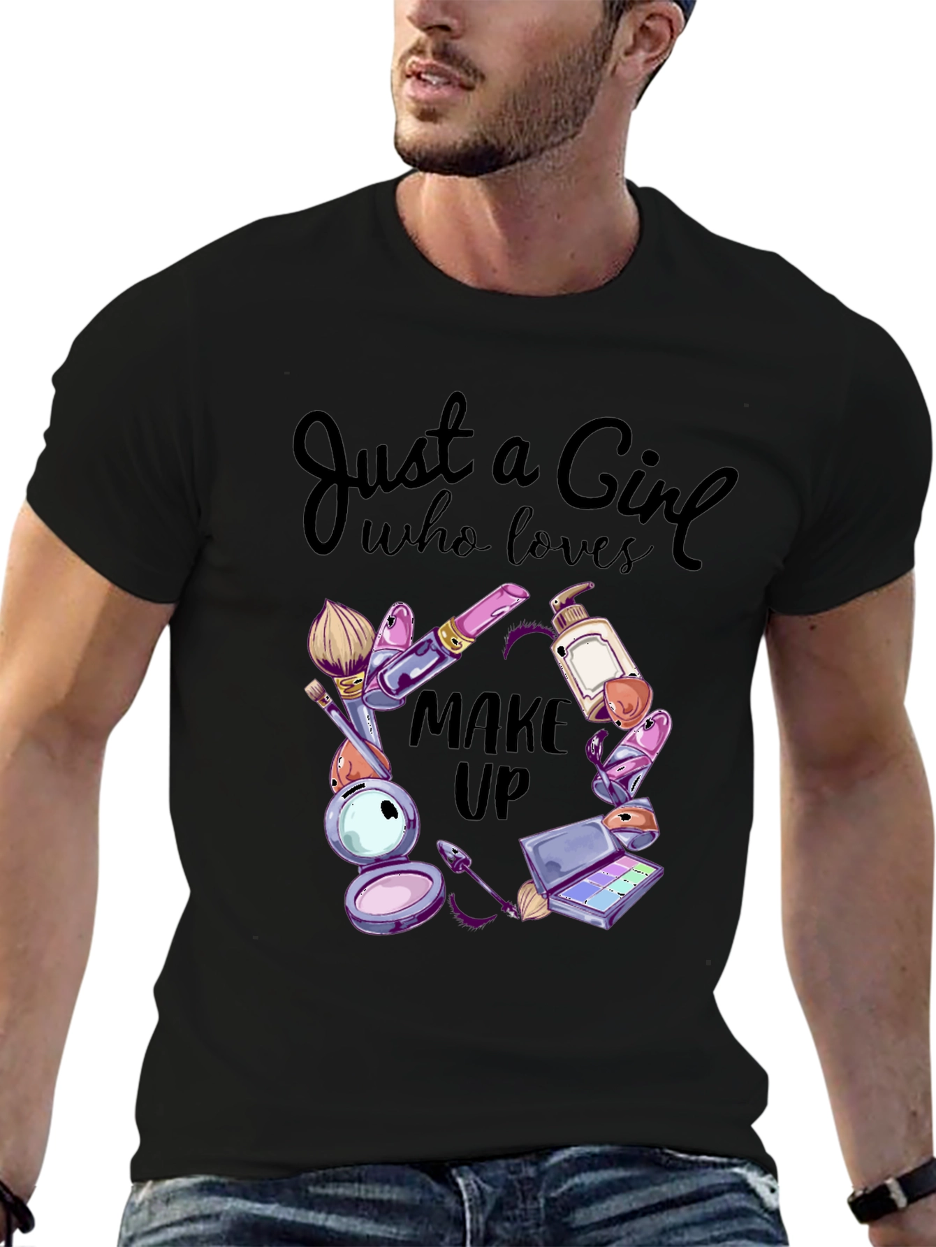 Makeup Lover T-Shirt: Just a Girl Who Loves Makeup