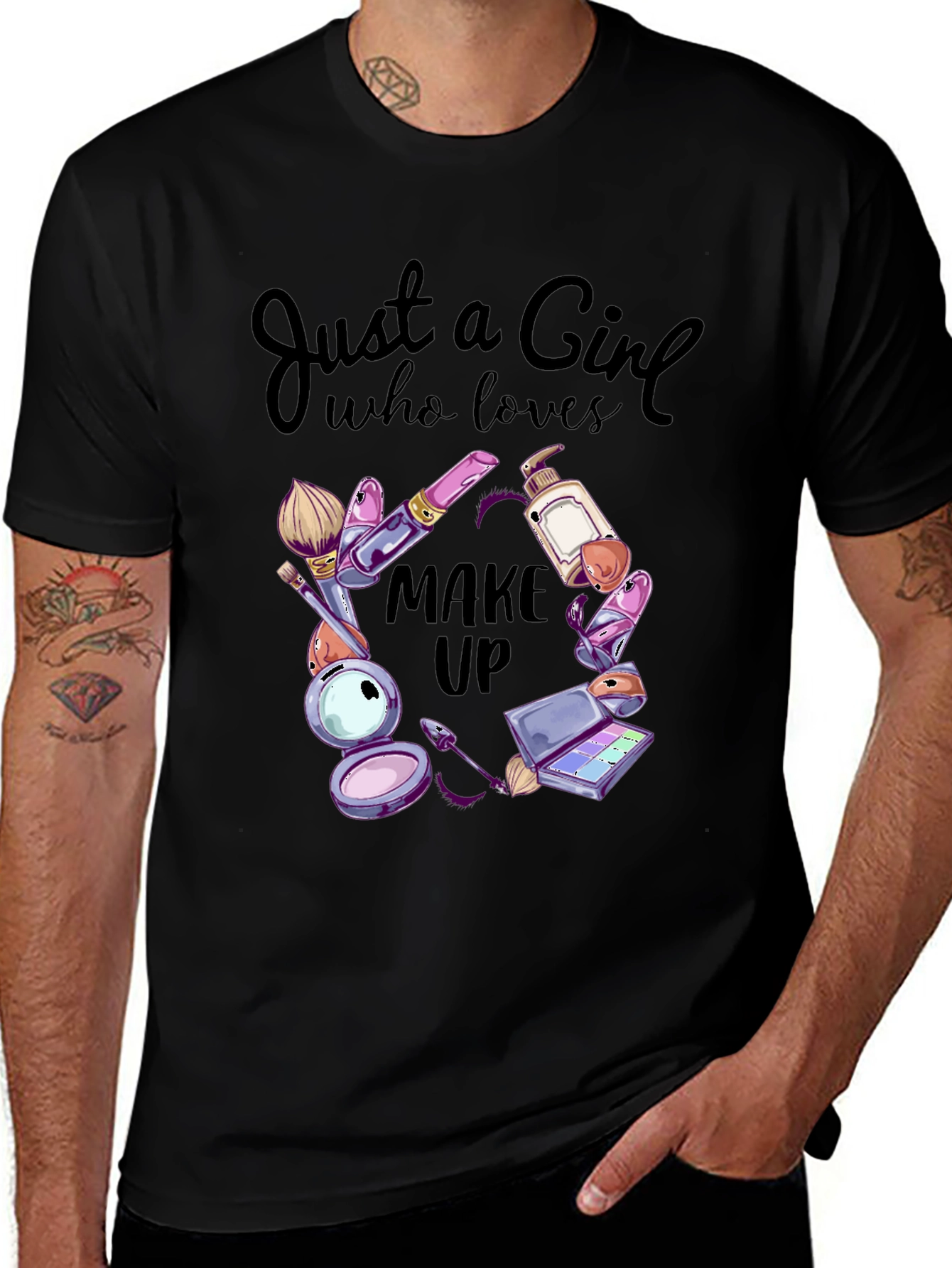 Makeup Lover T-Shirt: Just a Girl Who Loves Makeup