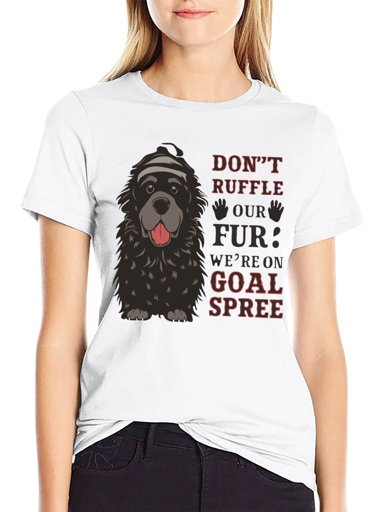 Dont Ruffle Our Fur Dog Graphic Tee