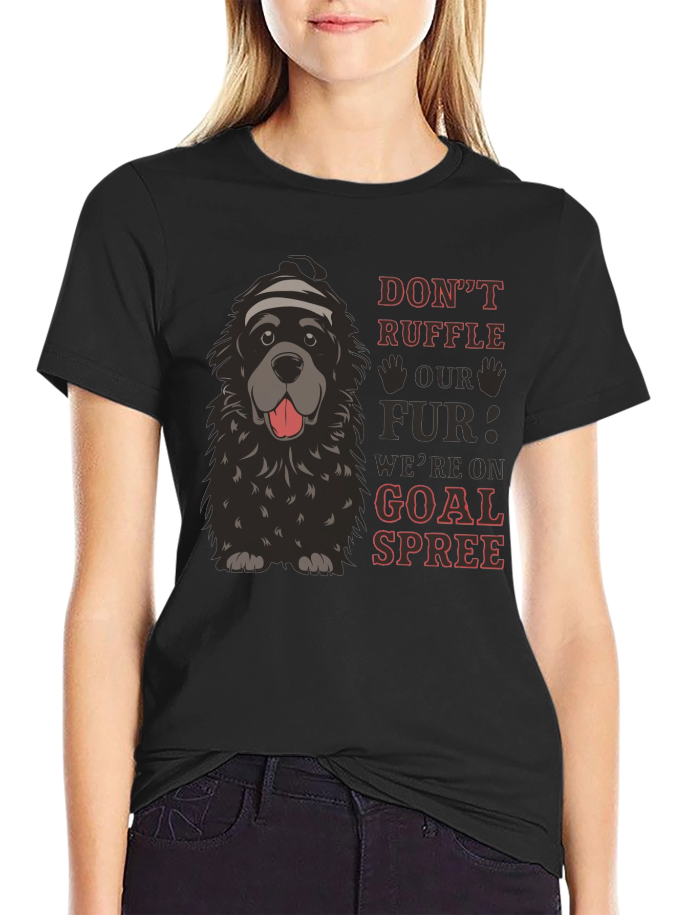 Dont Ruffle Our Fur Dog Graphic Tee