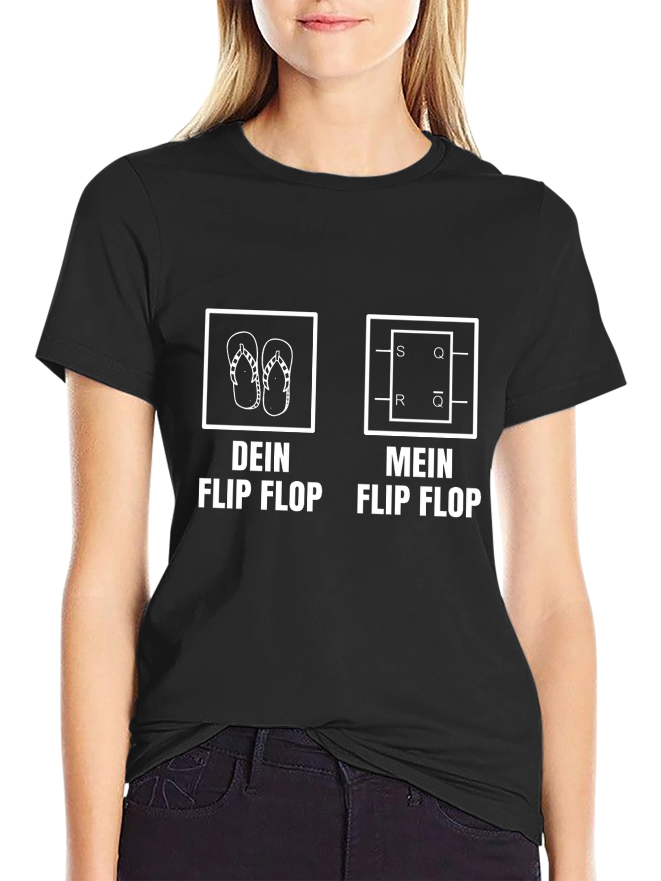 Geeky Flip Flop T-Shirt - Engineer Humor