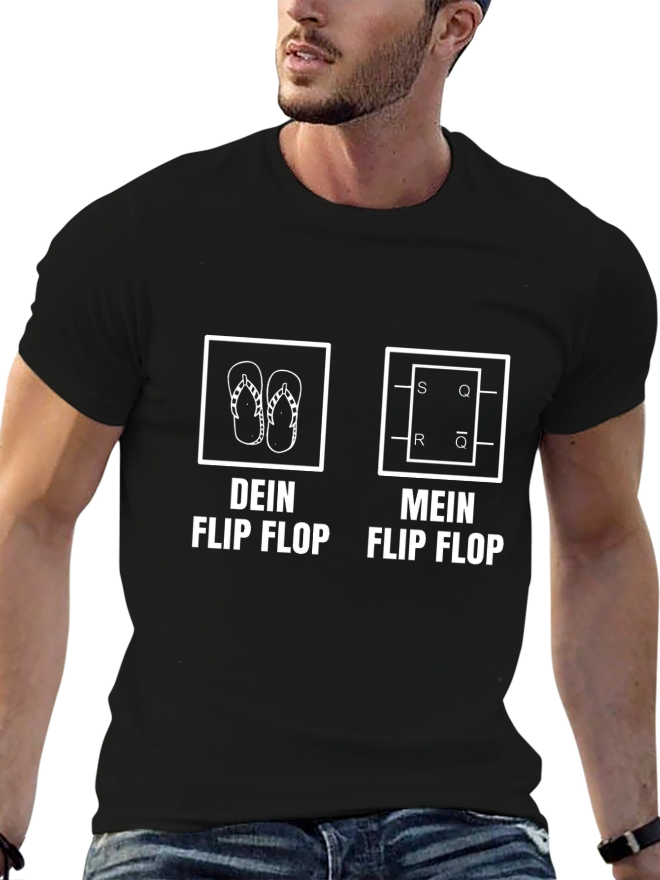 Geeky Flip Flop T-Shirt - Engineer Humor