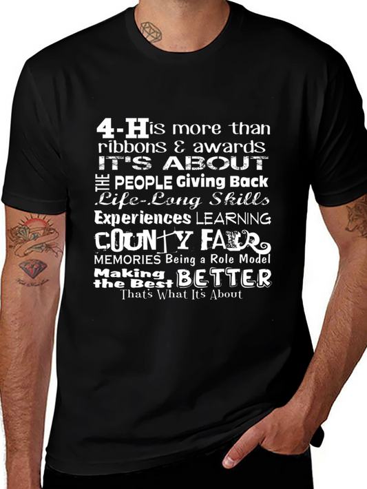 4-H Club Motto Graphic T-Shirt