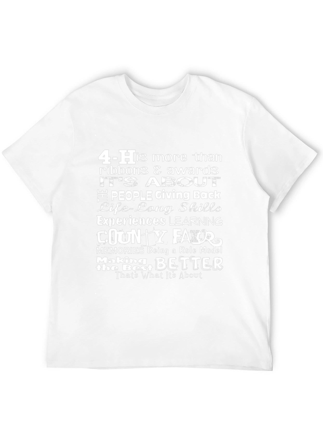 4-H Club Motto Graphic T-Shirt