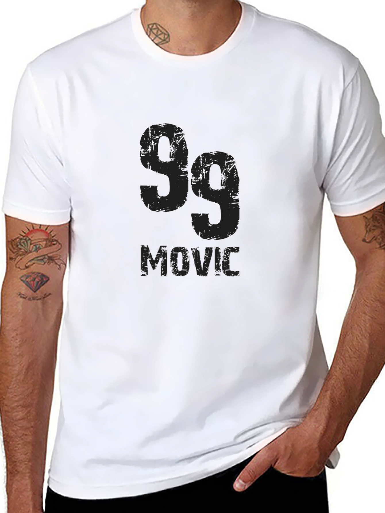 99 Music Graphic T-Shirt - Soft Cotton Blend