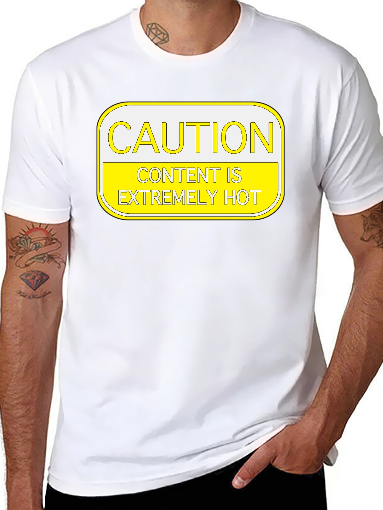 Caution: Content Is Extremely Hot T-Shirt