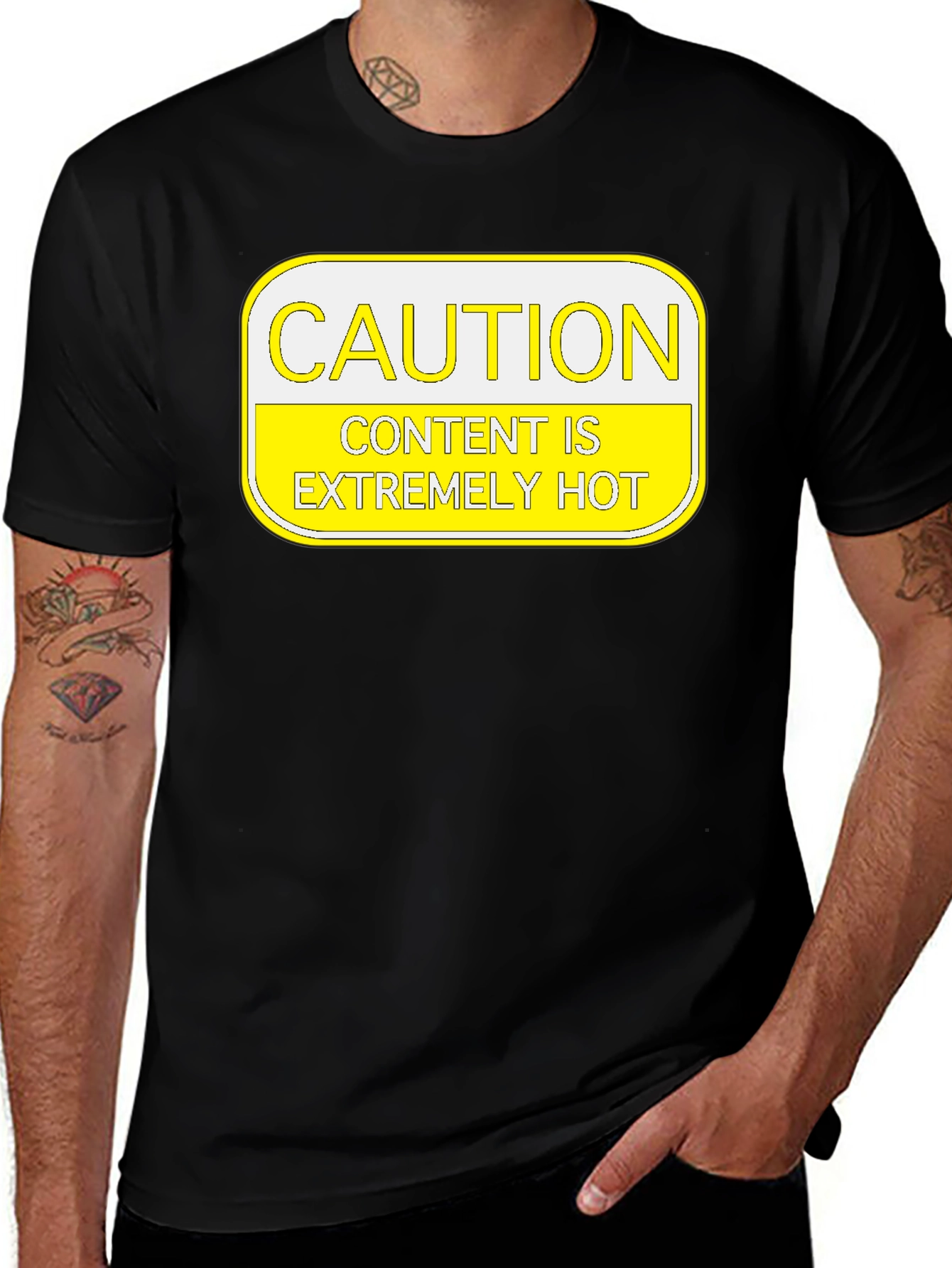 Caution: Content Is Extremely Hot T-Shirt