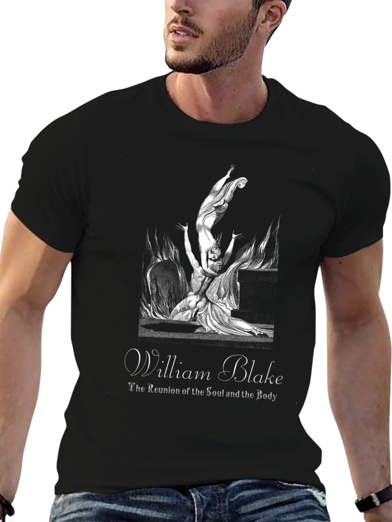 William Blake Art T-Shirt - Soul and Body Reunion