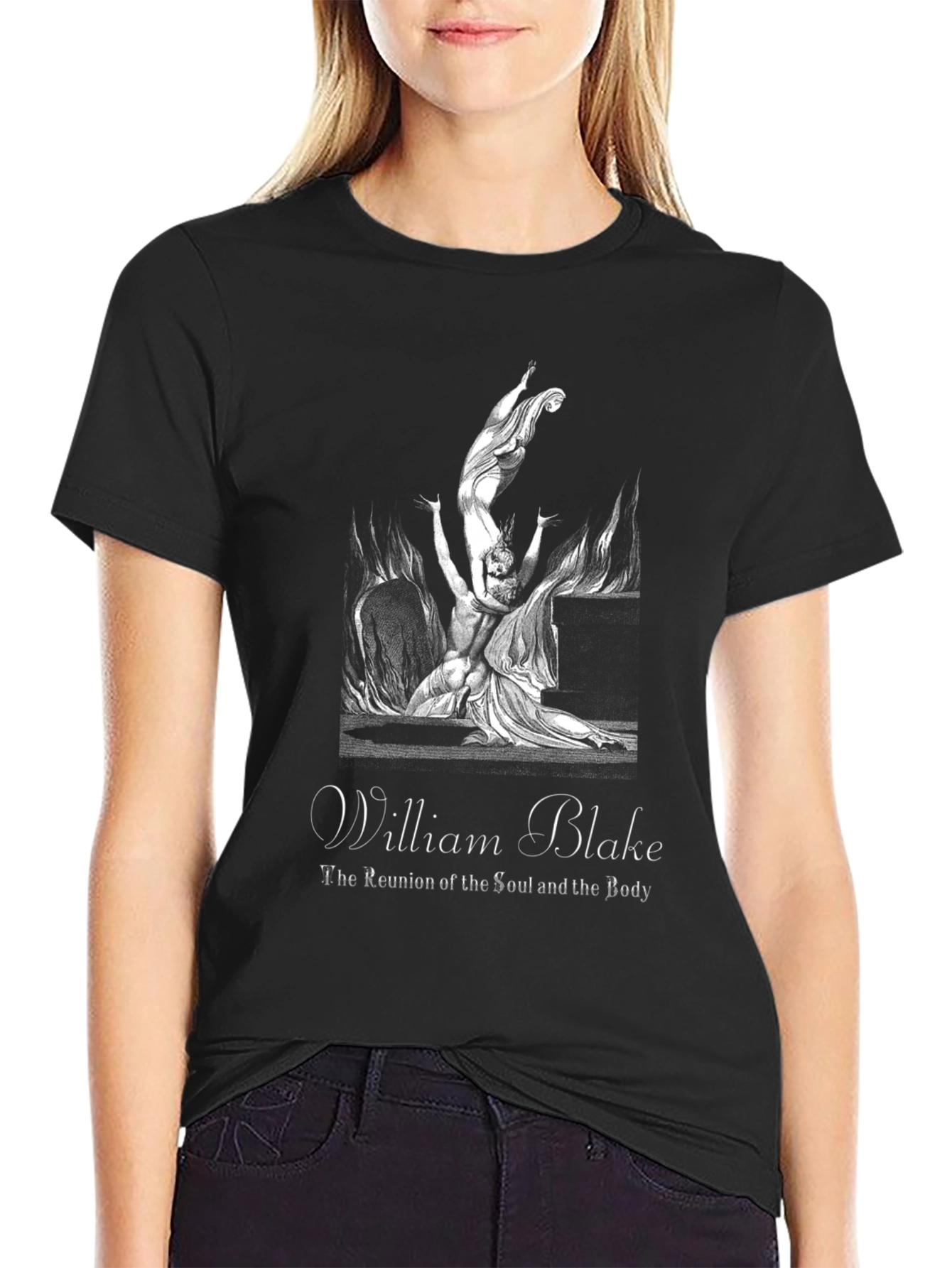 William Blake Art T-Shirt - Soul and Body Reunion
