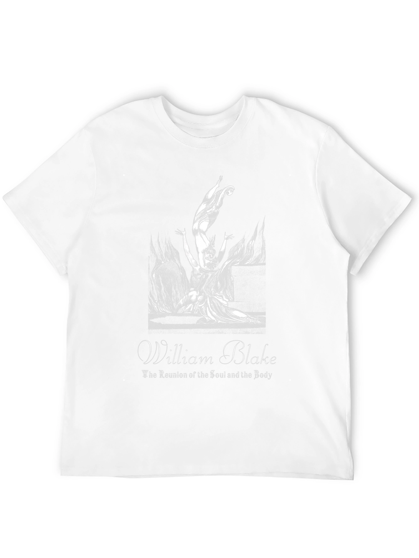 William Blake Art T-Shirt - Soul and Body Reunion