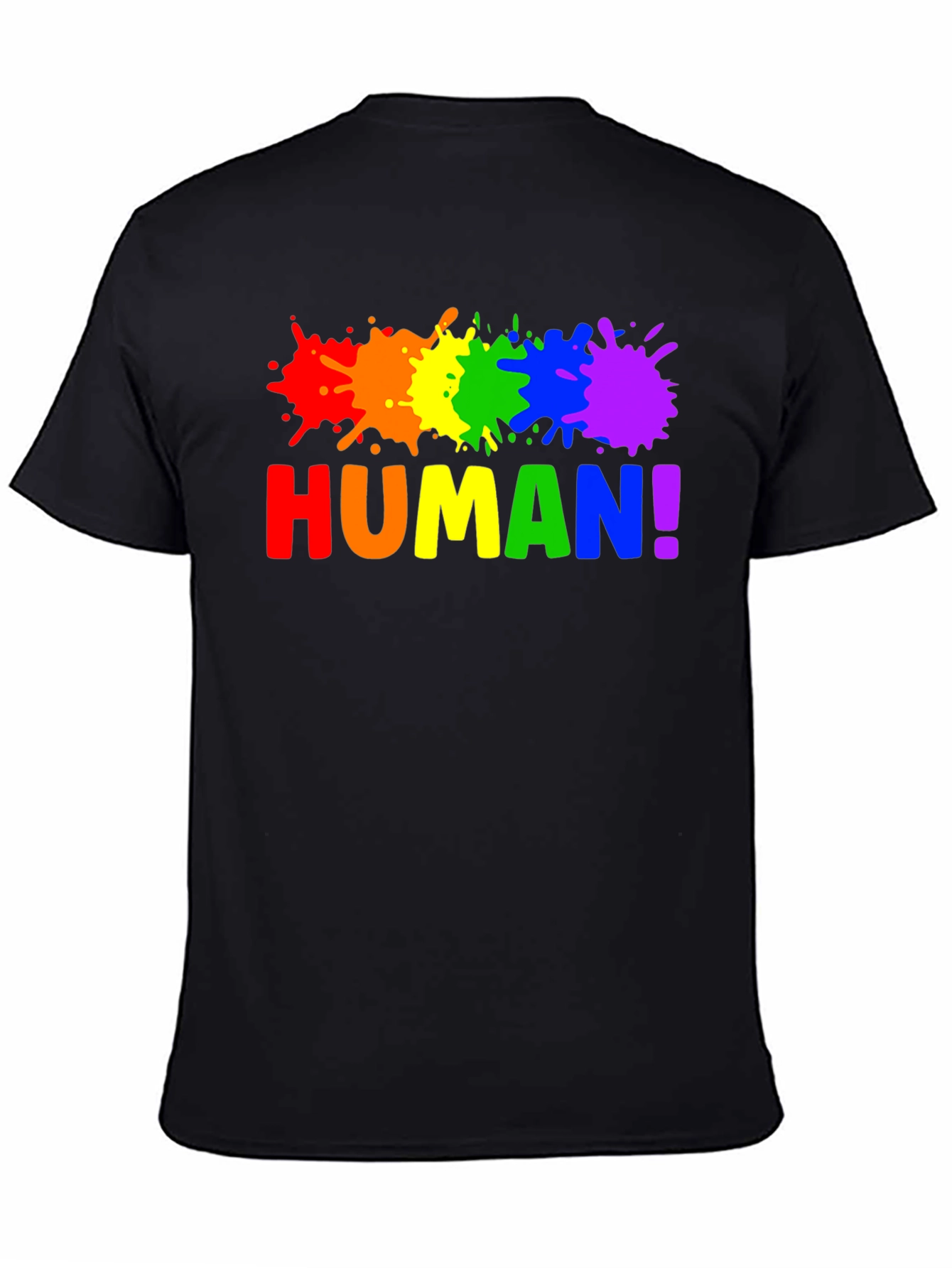 Human Pride Rainbow Splatter T-Shirt