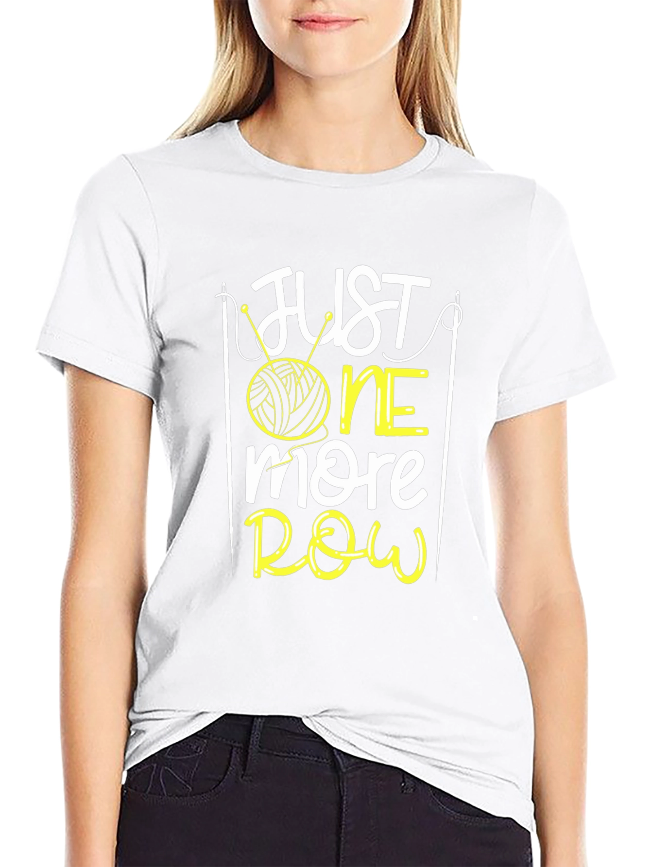 Just One More Row Knit & Crochet T-Shirt