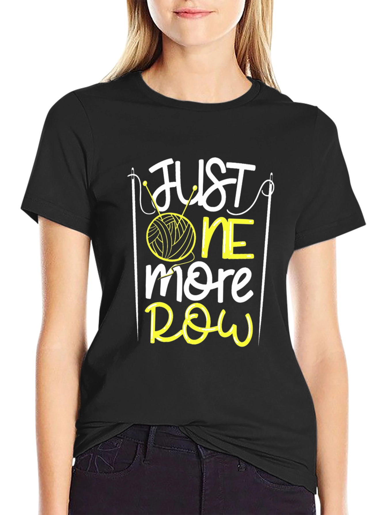 Just One More Row Knit & Crochet T-Shirt