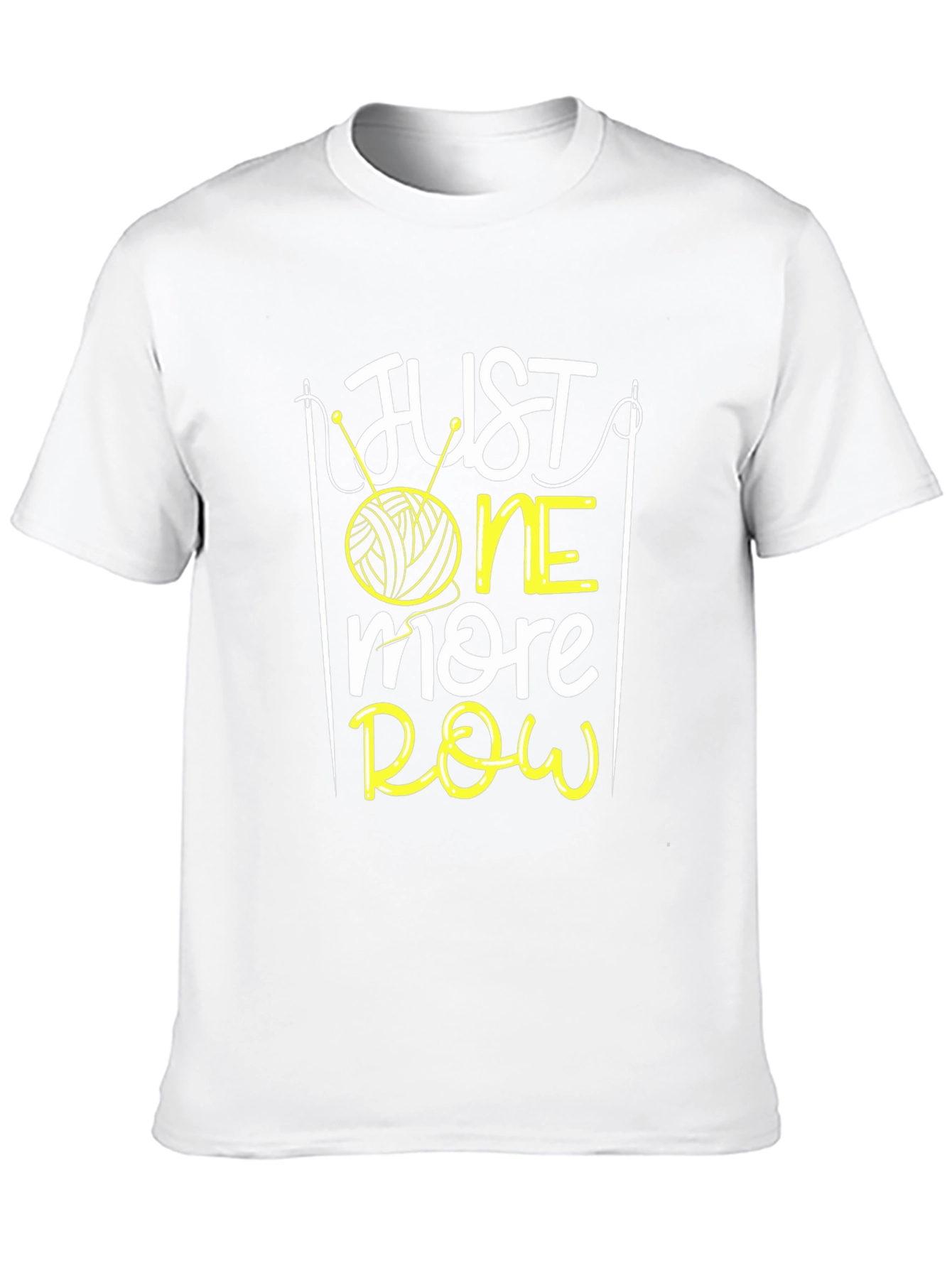 Just One More Row Knit & Crochet T-Shirt