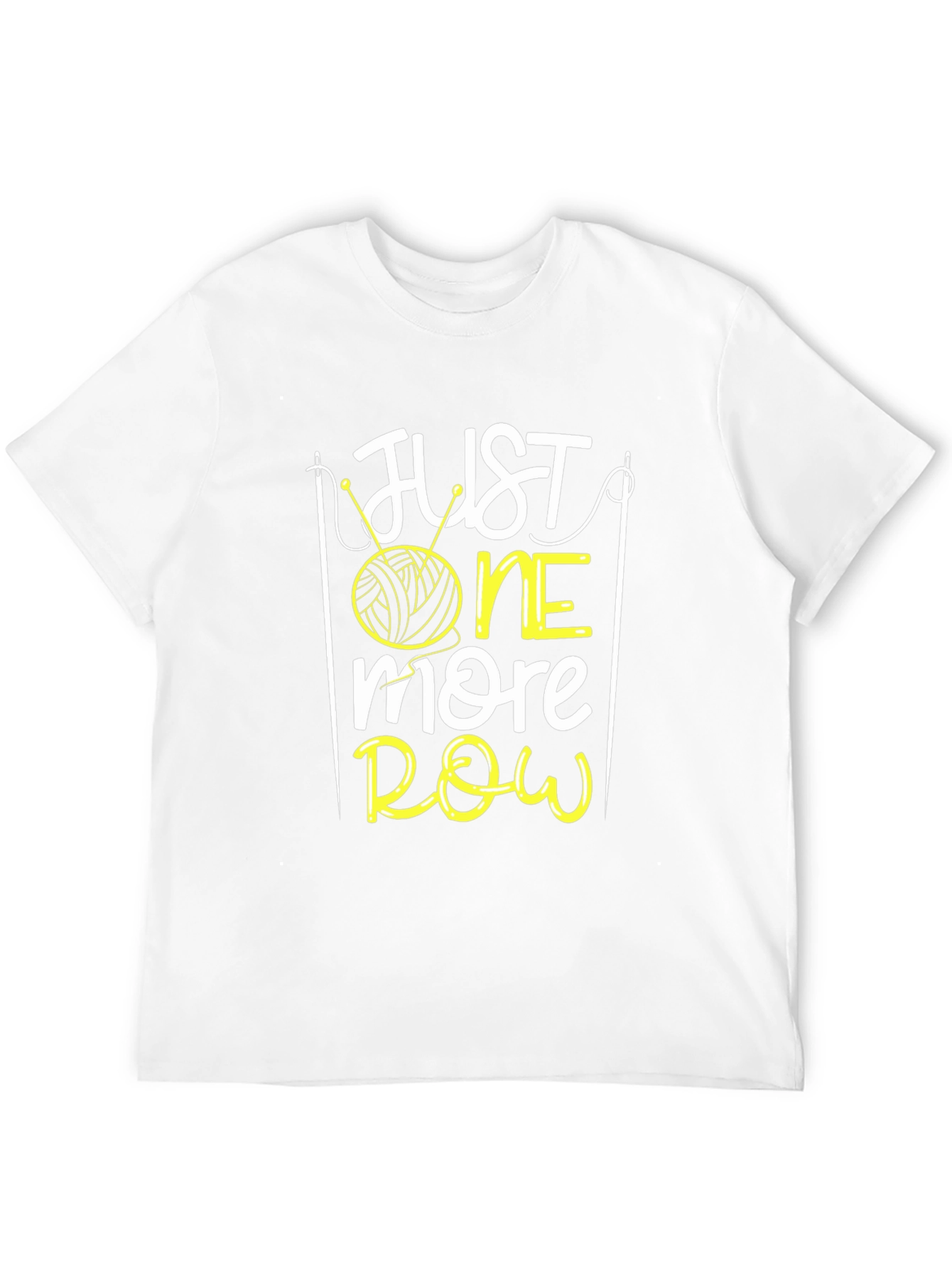 Just One More Row Knit & Crochet T-Shirt