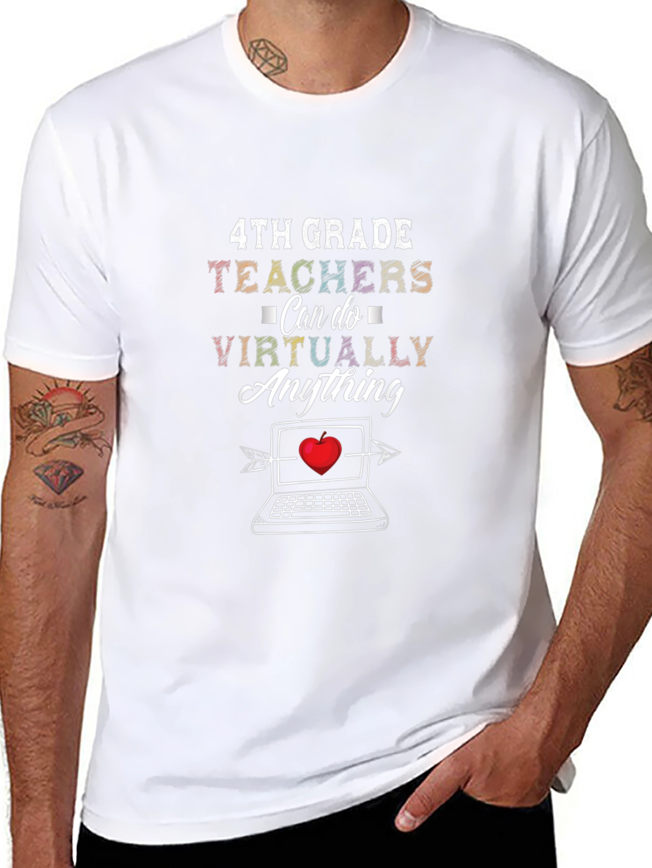4th Grade Teacher Can Do Virtually Anything T-Shirt