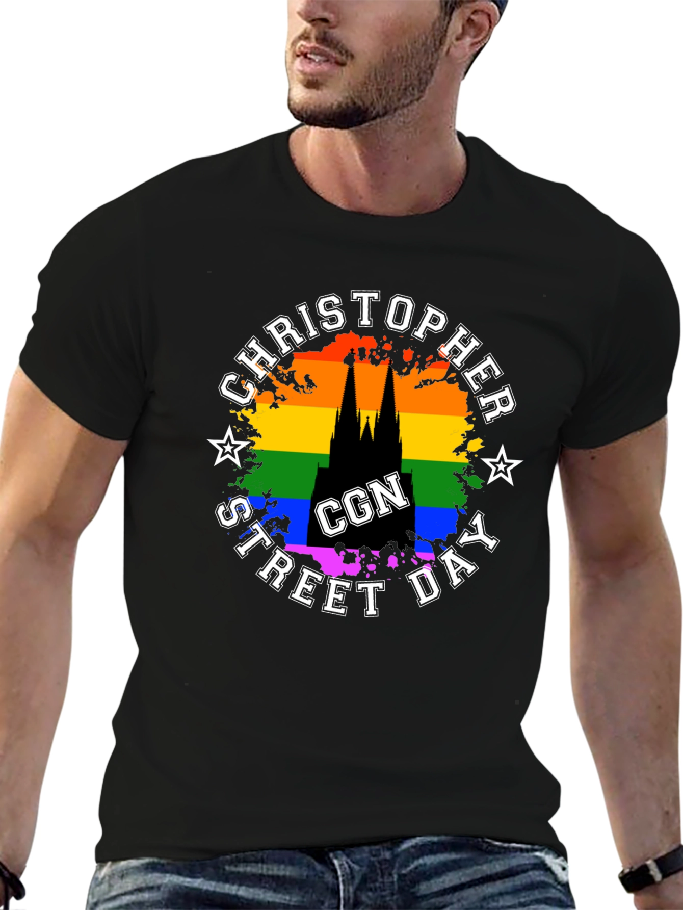 Cologne Street Day Rainbow T-Shirt