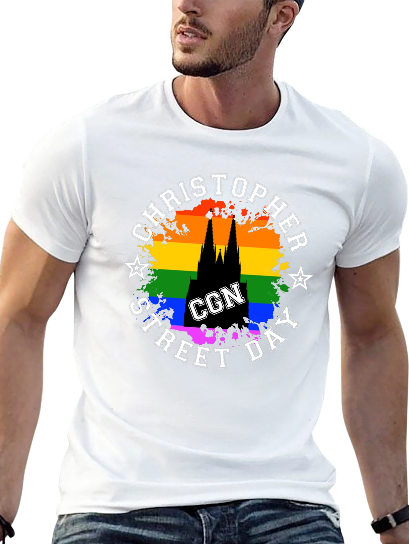 Cologne Street Day Rainbow T-Shirt