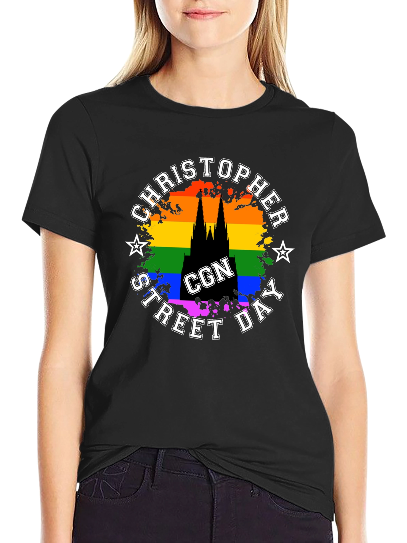 Cologne Street Day Rainbow T-Shirt