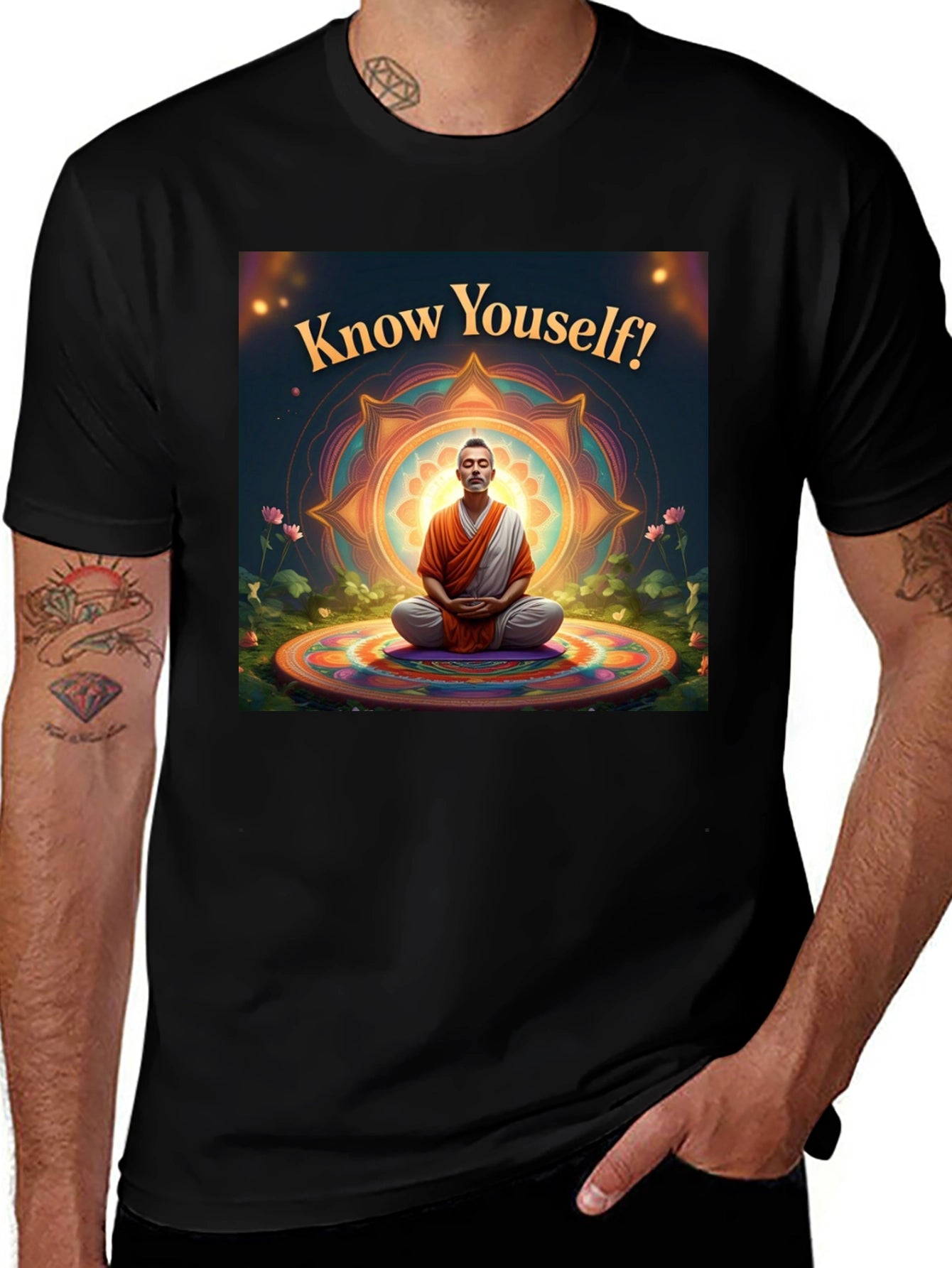 Know Yourself T-Shirt - Spiritual Zen Design