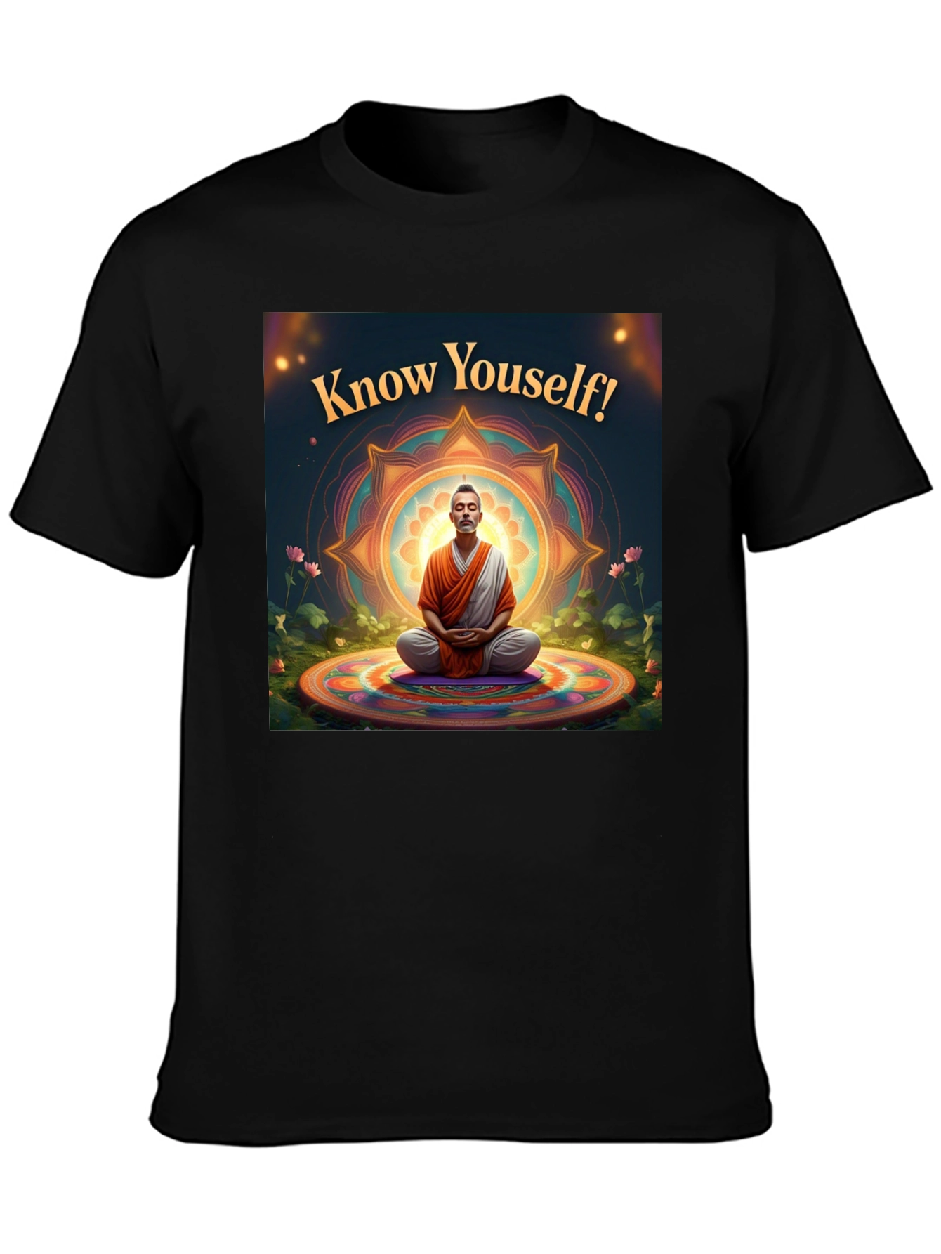 Know Yourself T-Shirt - Spiritual Zen Design